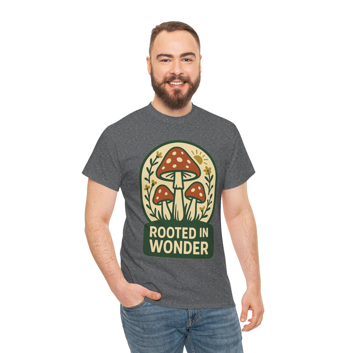 Rooted in Wonder Mushroom Tee - Trending Now - September 2026