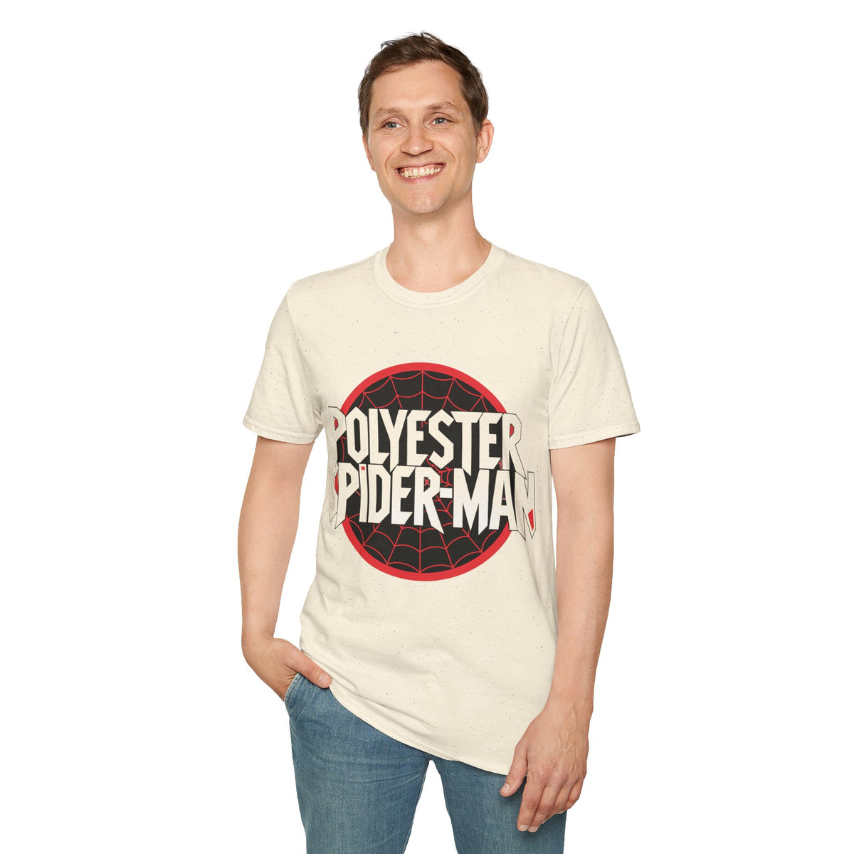 Polyester Spider-Man T-Shirt — Retro Web Logo Graphic Tee - Trending Now - August 2026