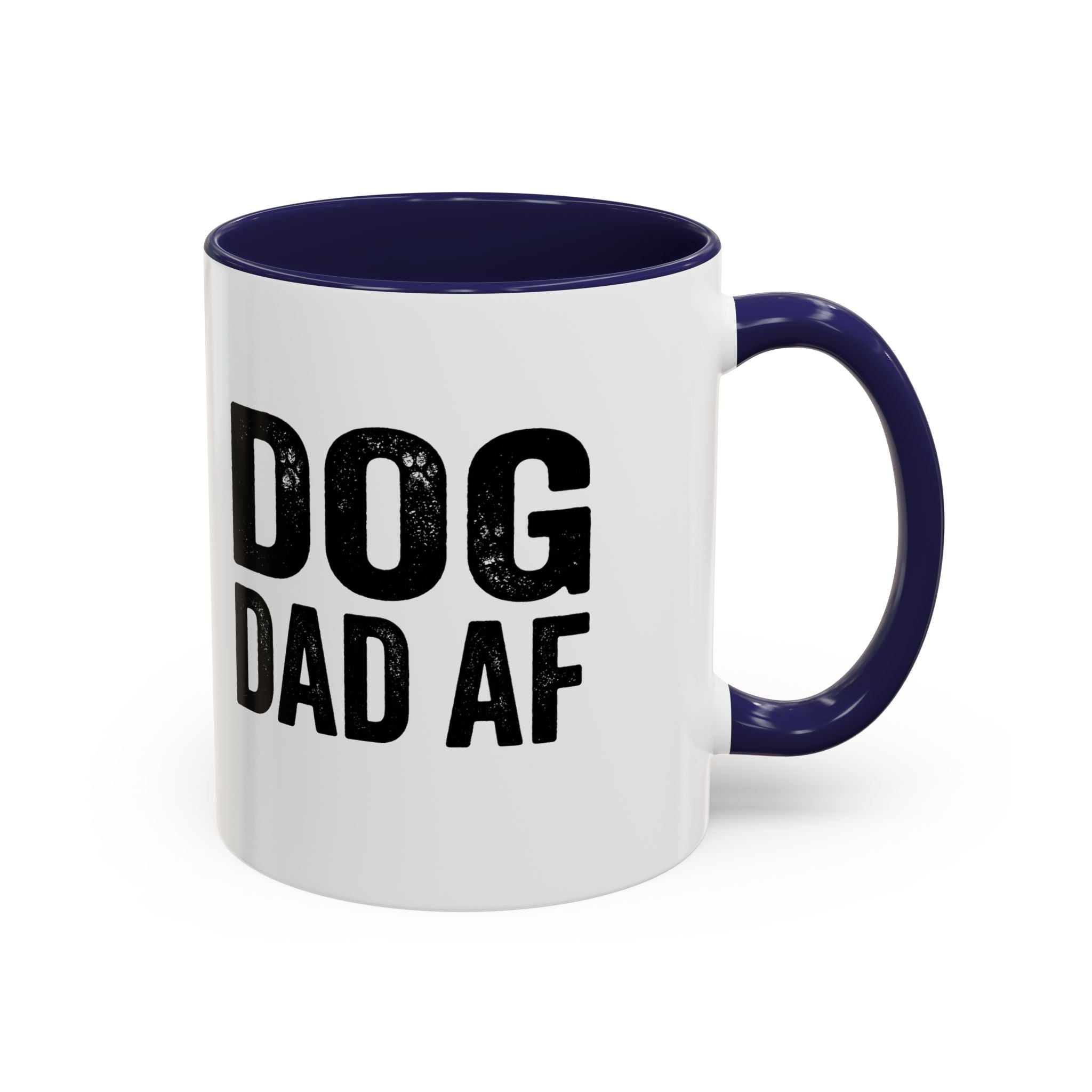 Funny Dog Dad AF Coffee Mug – Funny Black Accen Gift for Dog Lovers