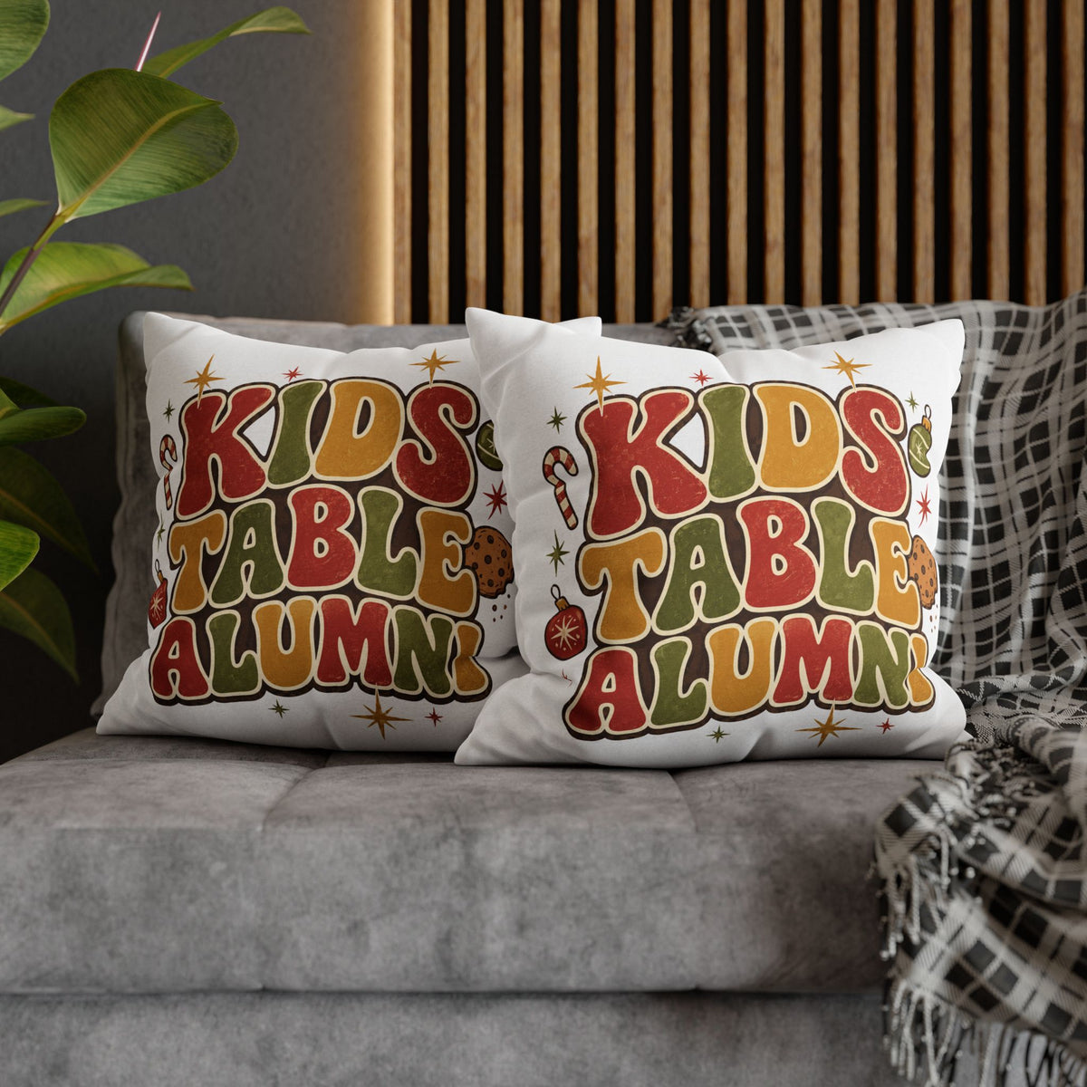 Christmas Kids Table Alumni Holiday Pillowcase