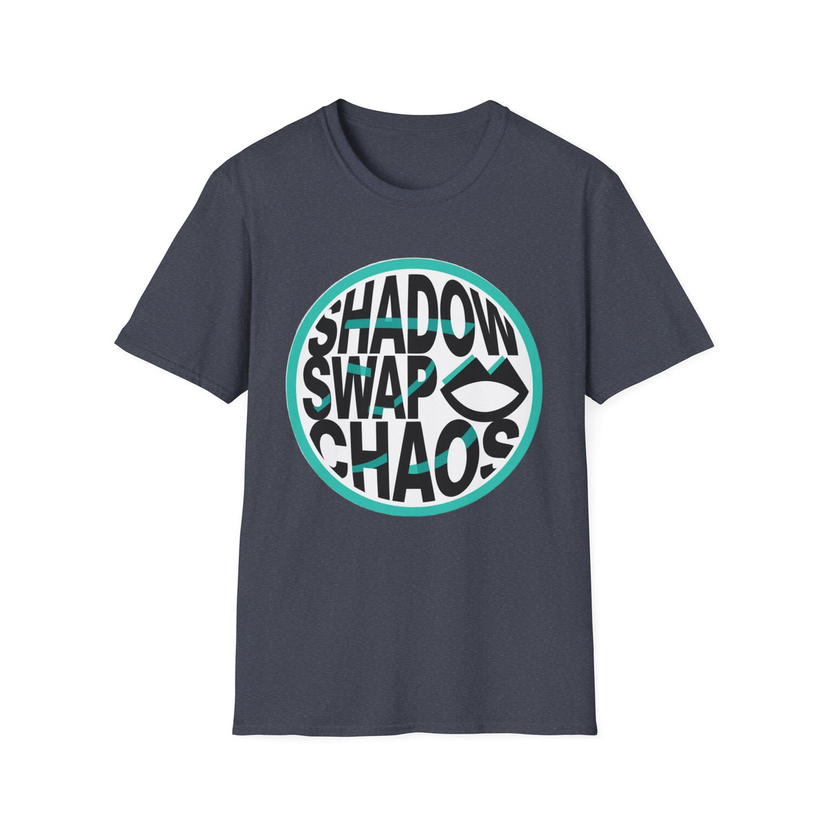 Shadow Swap Chaos T-Shirt — Retro Circular Surf/Skate Graphic Tee - Trending Now - August 2026