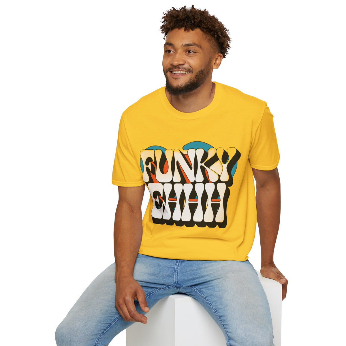 Funky Retro Graphic T-Shirt — Bold 70s Vibe "FUNKY" Tee - Trending Now - August 2026