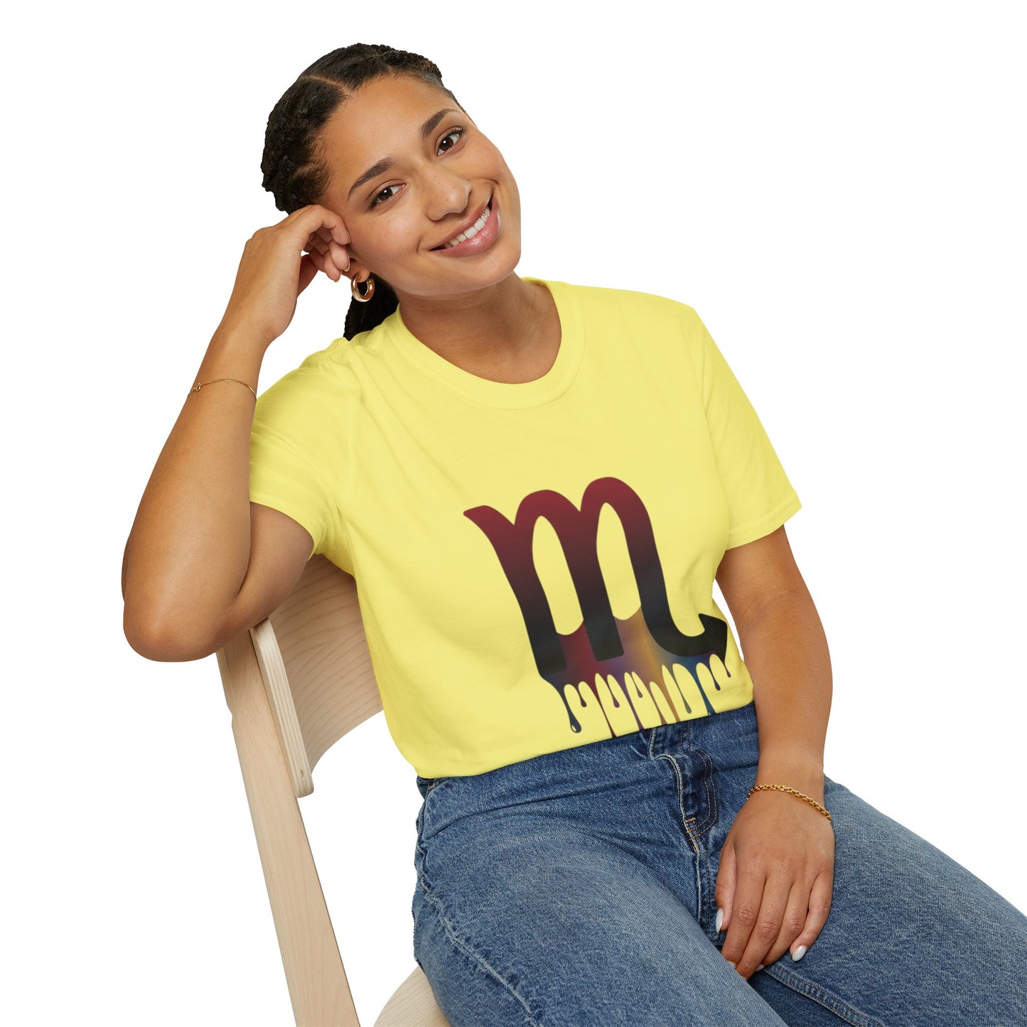 Scorpio Drip Symbol T-Shirt — Zodiac Scorpion Astrology Tee