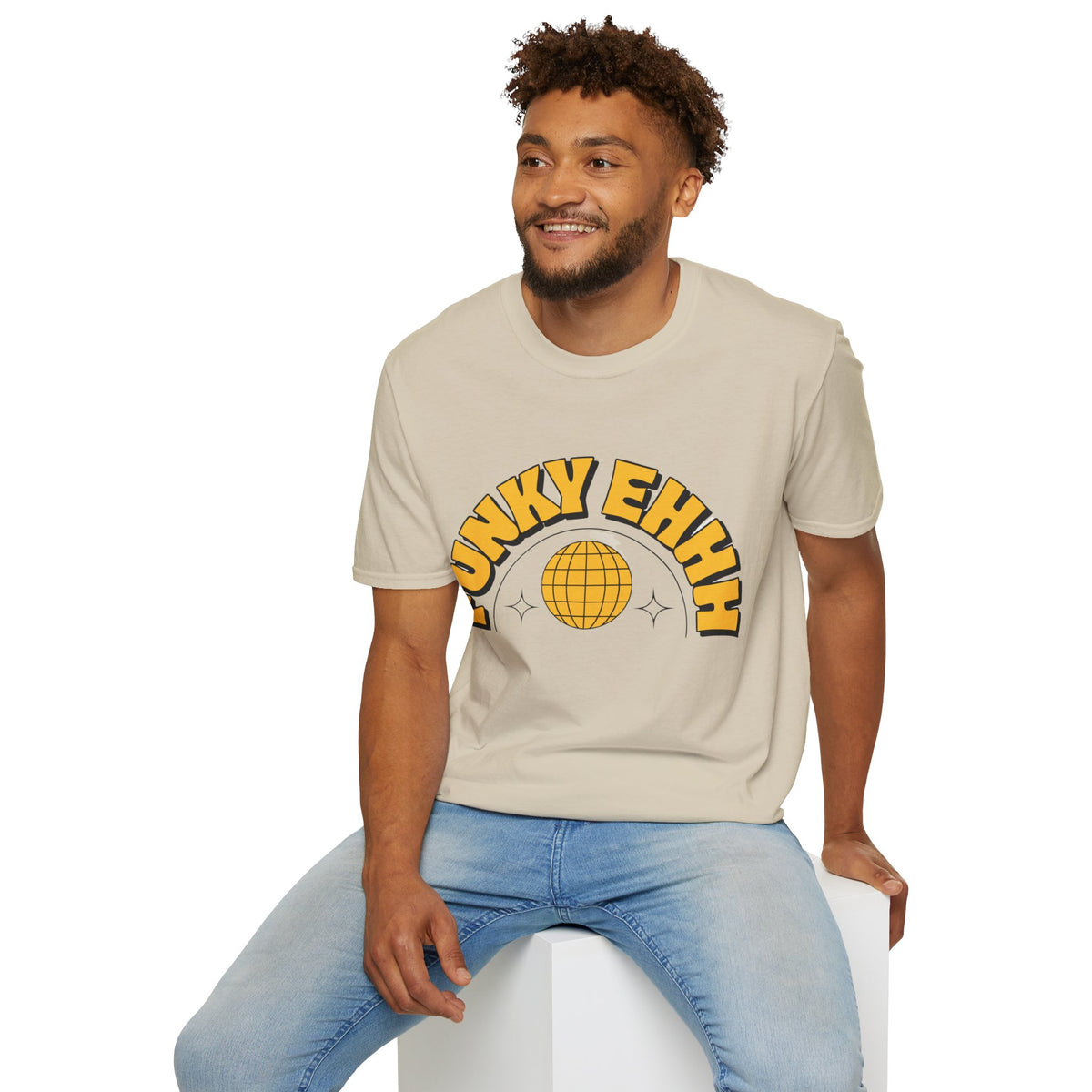Funky Ehhh T-Shirt — Retro Yellow Disco Graphic Tee - Trending Now - August 2026