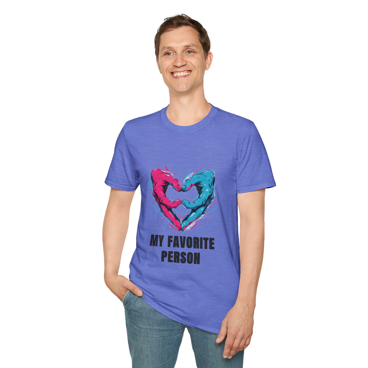 Heart Hands T-Shirt — “My Favorite Person” Couples Graphic Tee - Trending Now - August 2026