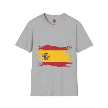 Spain Flag T-Shirt — Distressed Spanish Flag Graphic Tee