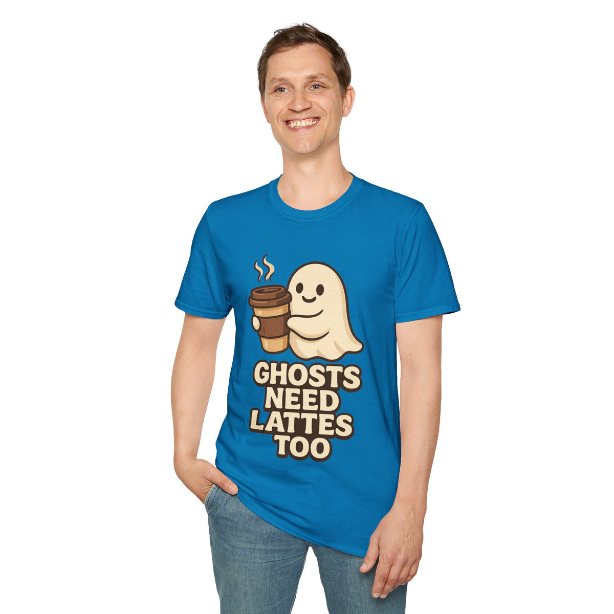 Ghosts Need Lattes Too T-Shirt - Trending Now - August 2026