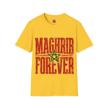 Morocco T-Shirt — Maghrib Forever Moroccan Flag Graphic Tee