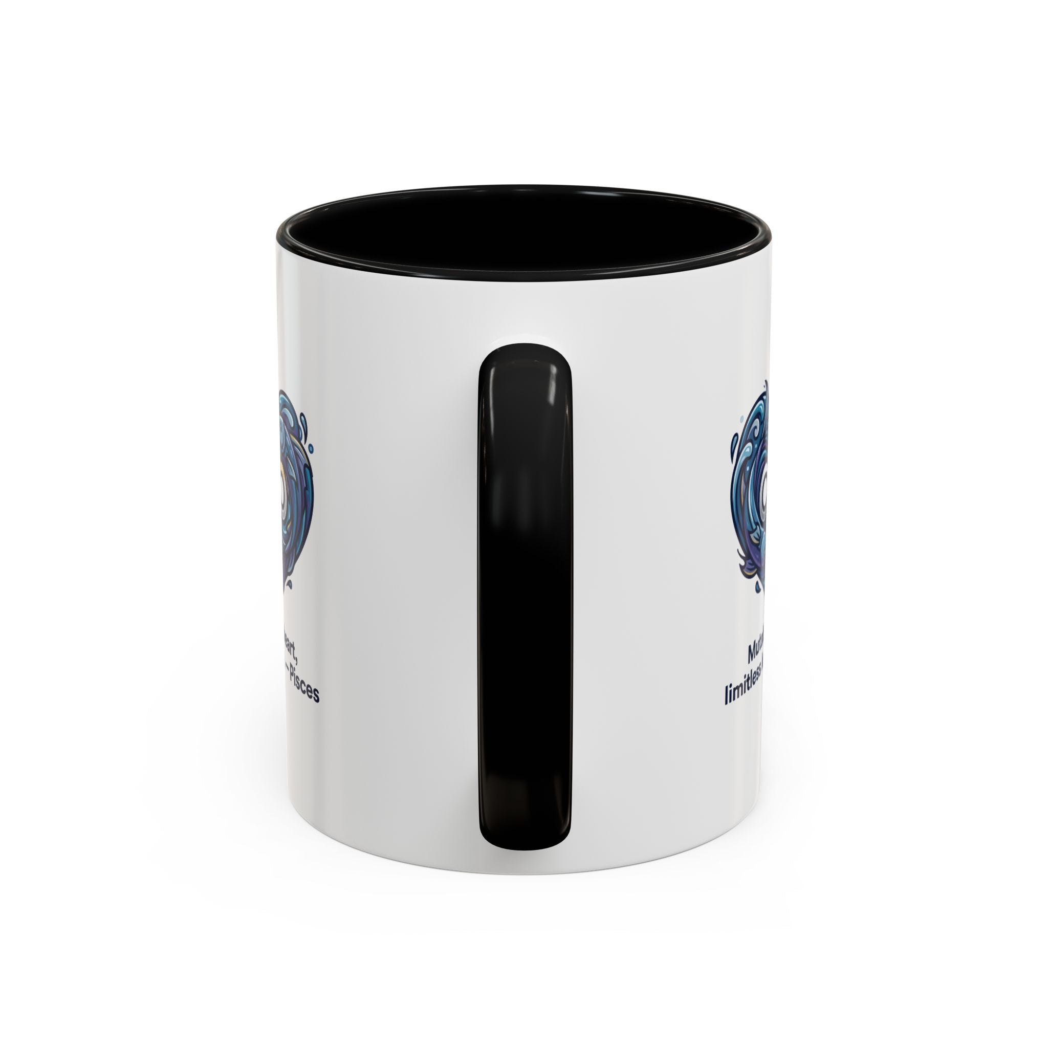 Pisces Heart Coffee Mug — "Mutable heart, limitless love" Zodiac Gift