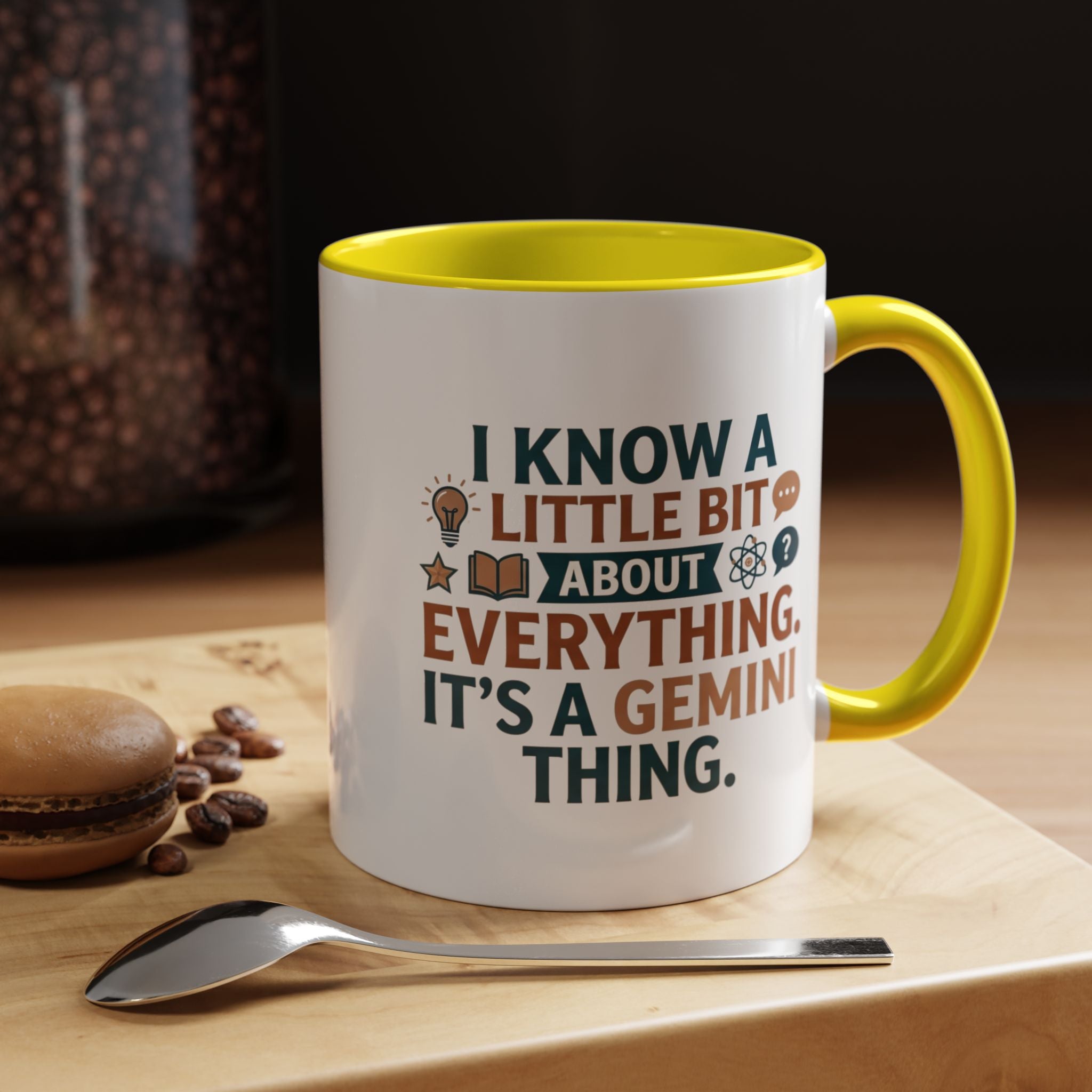 Gemini Zodiac Coffee Mug — "I Know a Little Bit About Everything, It's a Gemini Thing"