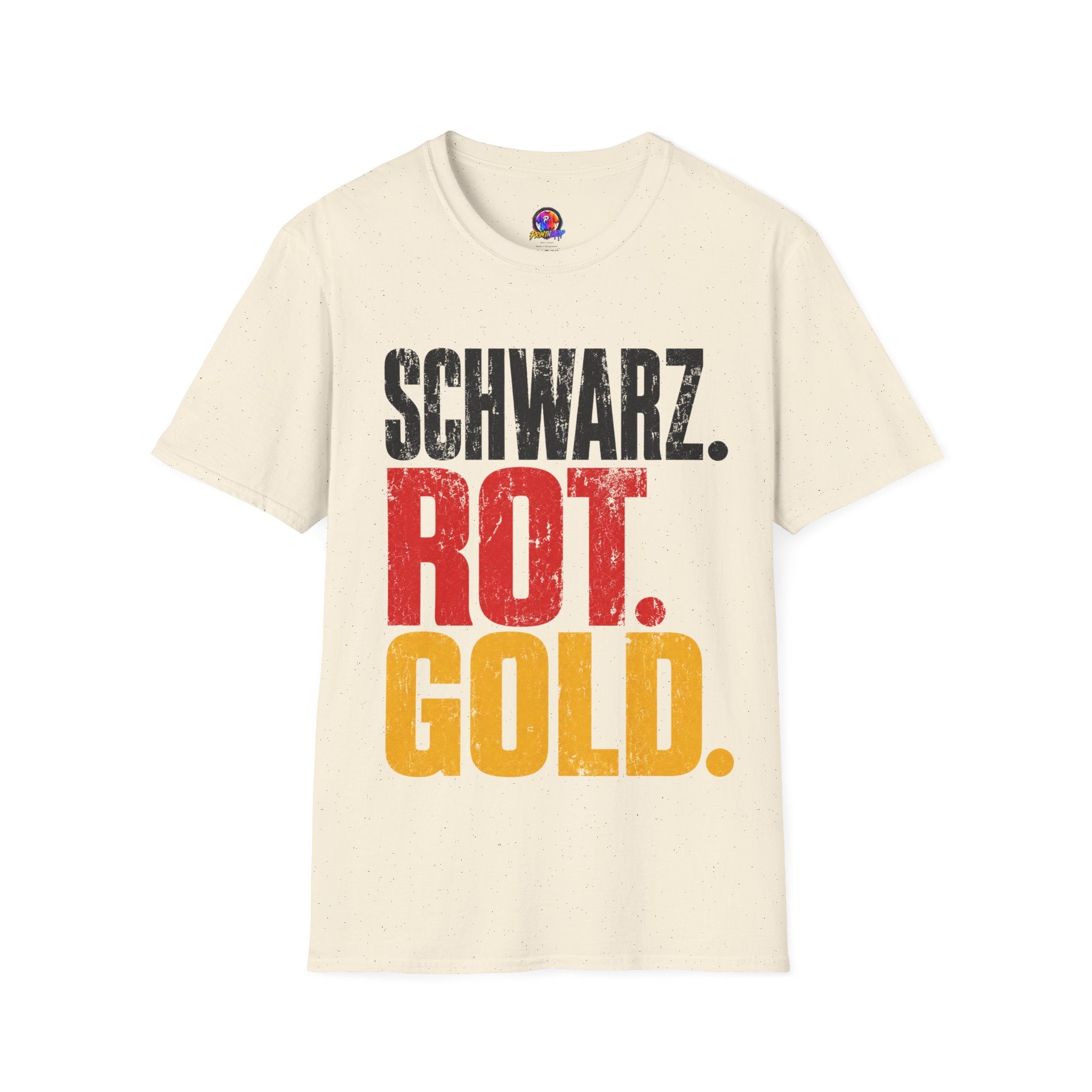 Germany Schwarz Rot Gold T-Shirt — German Flag Pride Graphic Tee