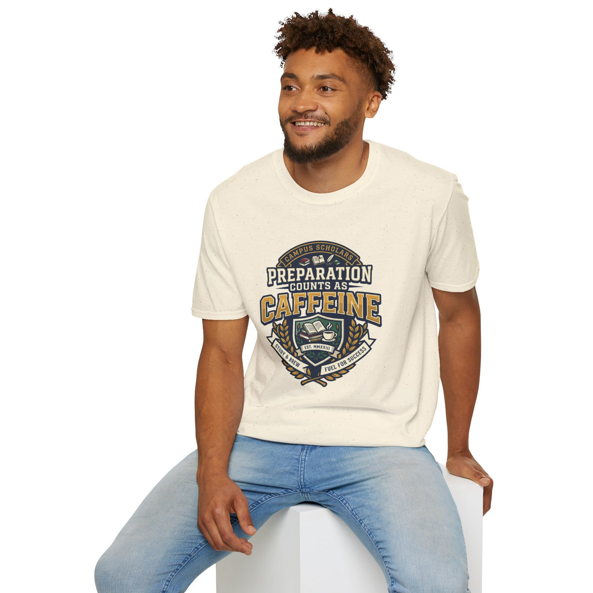 Preparation Counts As Caffeine T-Shirt — Funny Coffee Prep Graphic Tee - Trending Now - August 2026