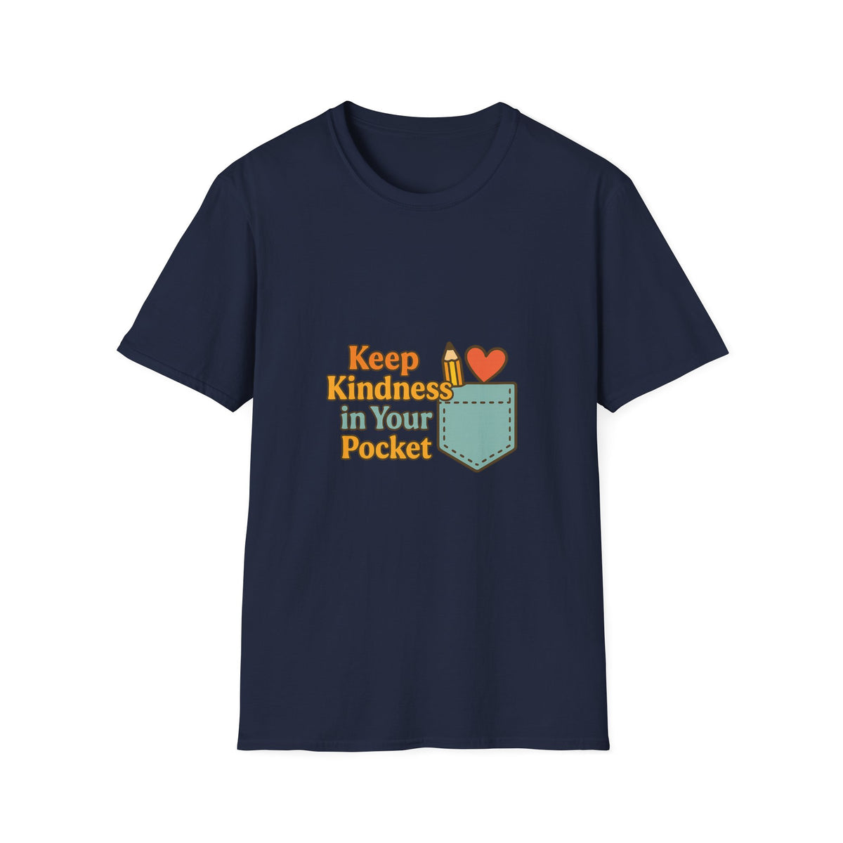 Pocket Positivity T-Shirt — "Keep Kindness In Your Pocket" Cute Heart Pocket Graphic - Trending Now - October 2026