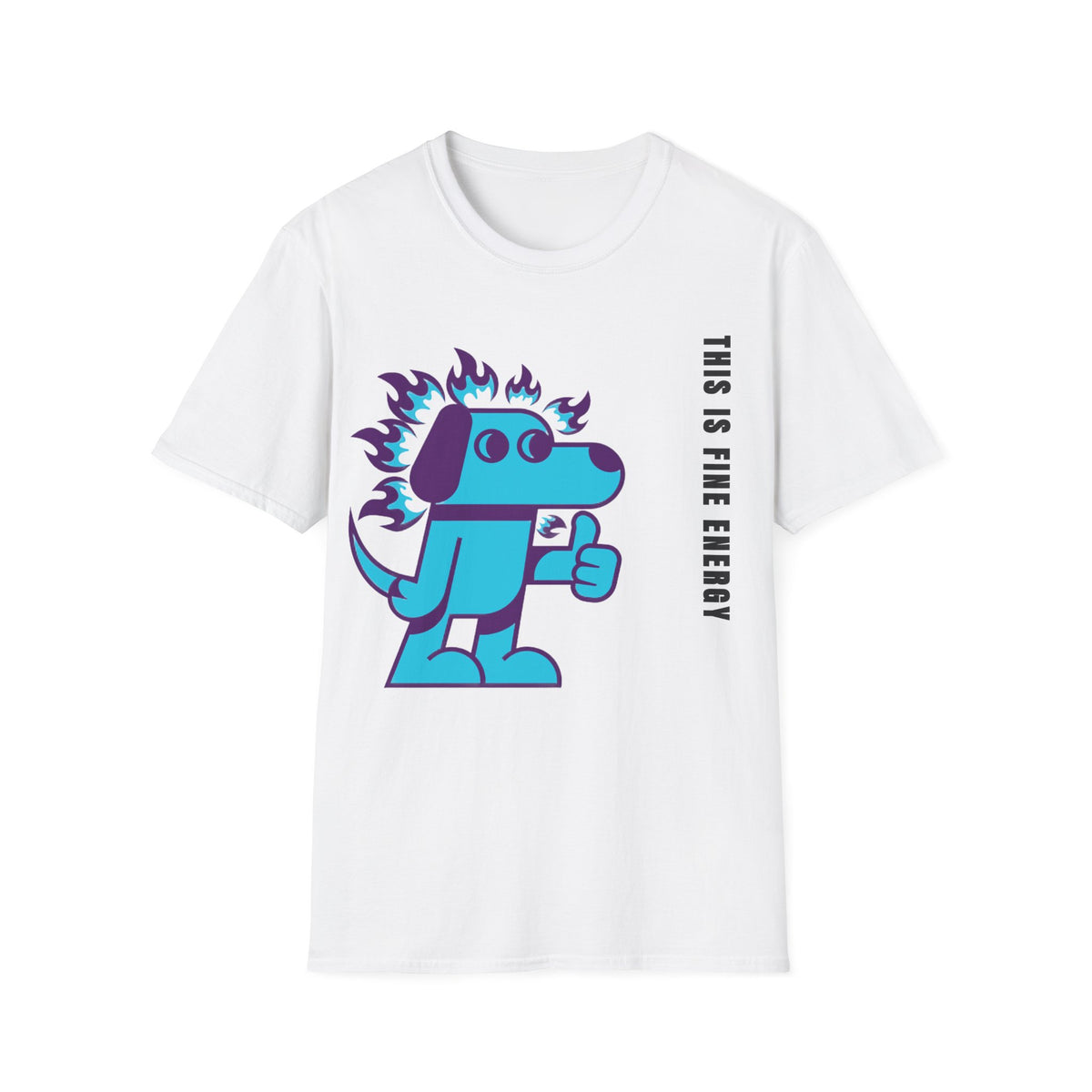 Flaming Blue Dachshund T-Shirt — Cute Cartoon Dog Graphic Tee - Trending Now - September 2026