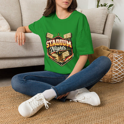 Stadium Nights T-Shirt — Vintage Sports Lights Graphic Tee