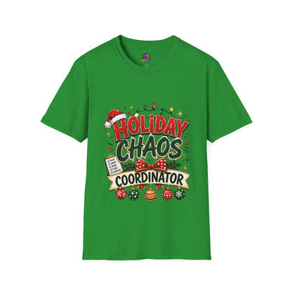 Holiday Chaos Coordinator T-Shirt — Funny Christmas Crew Tee