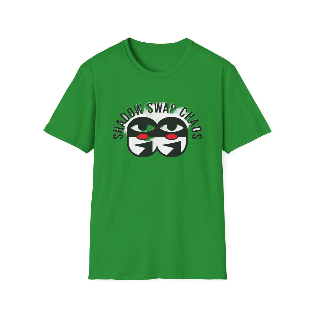 Shadow Swap Chaos T-Shirt — Graphic Anime Mask Tee - Trending Now - August 2026