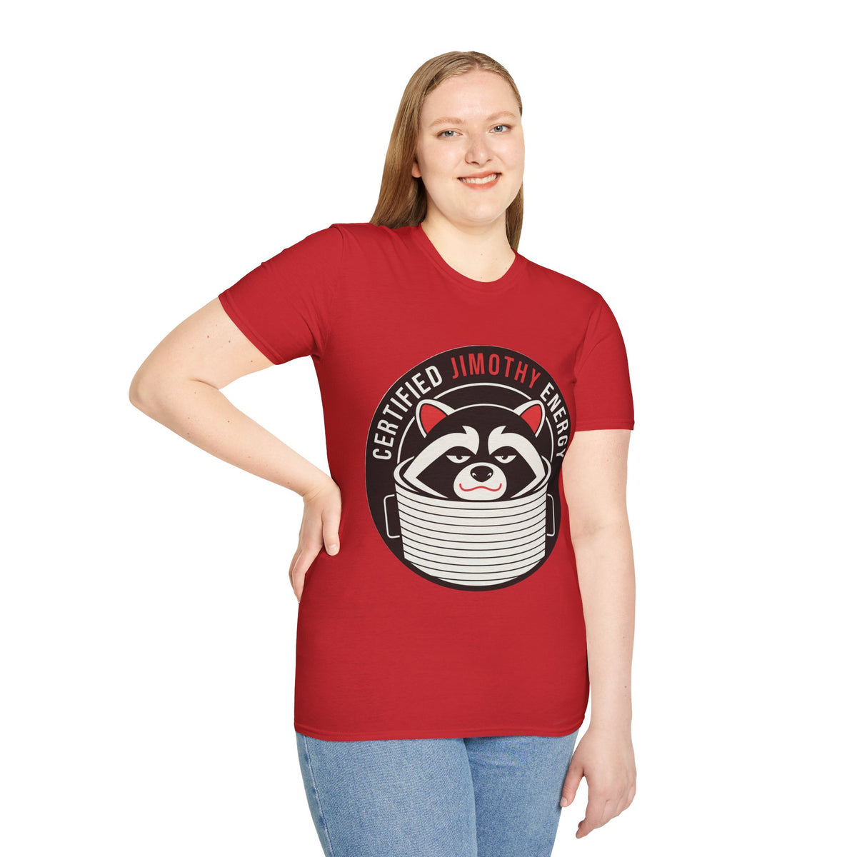 Jimothy Energy T-Shirt — Certified Raccoon Graphic Tee - Trending Now - August 2026