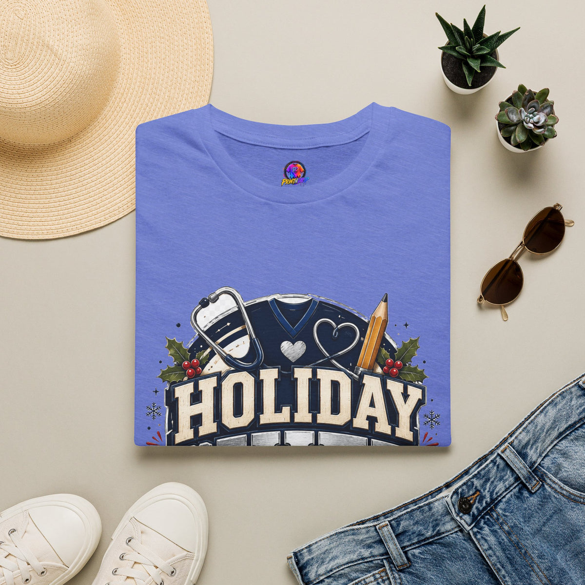 Holiday Shift Survivor T-Shirt — Nurse & Healthcare Worker Gift