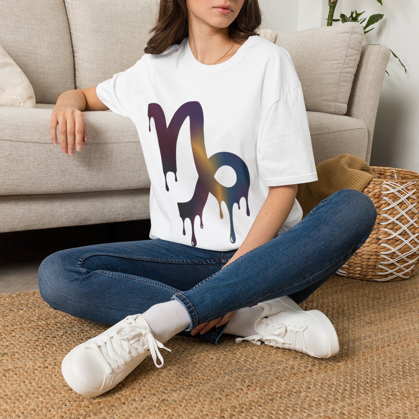 Dripping Gradient Capricorn T-Shirt