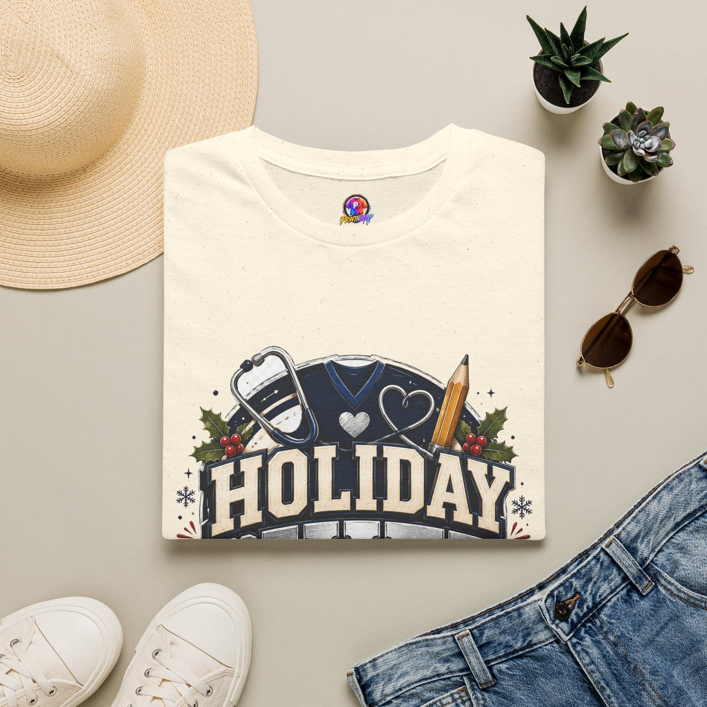 Holiday Shift Survivor T-Shirt — Nurse & Healthcare Worker Gift