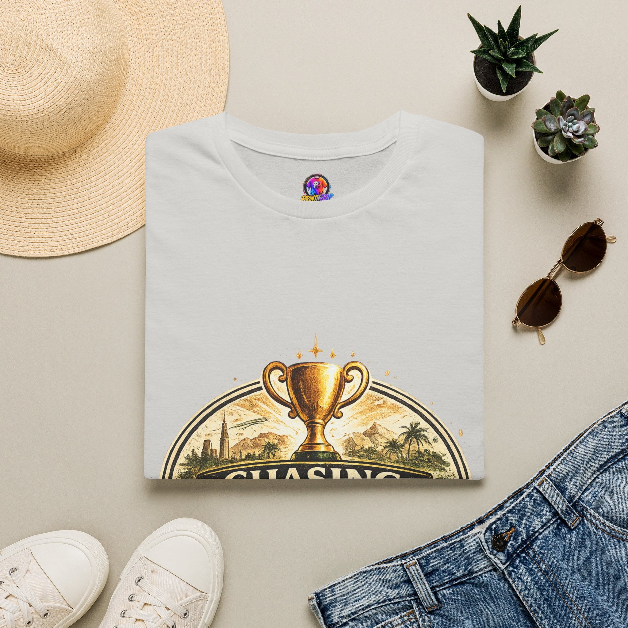 T-Shirt — Chasing Trophies Vintage Trophy Graphic Tee