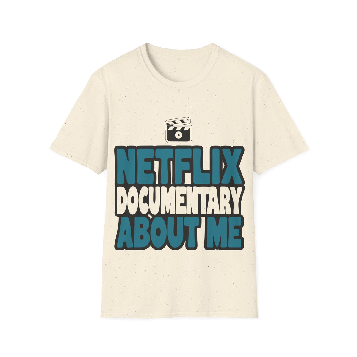 Netflix Documentary About Me Blue Block Bubble Font T-Shirt - Y2K Pop Culture Graphic Tee - Trending Now - September 2026