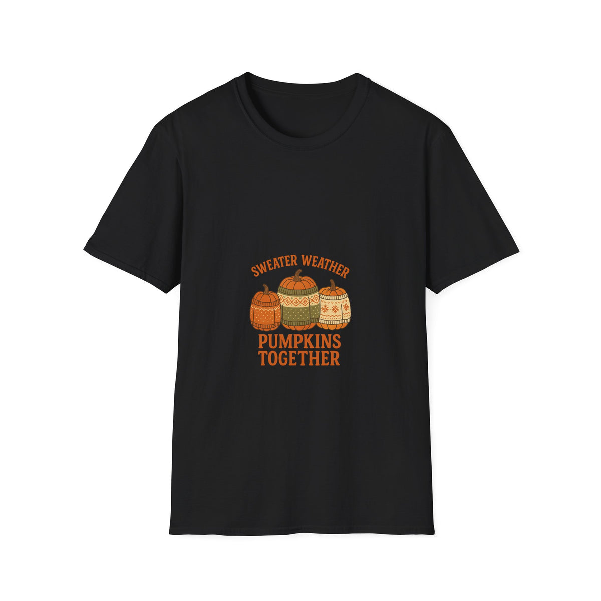 Pumpkins Together T‑Shirt — 'Sweater Weather' Fall Pumpkin Graphic Tee - Trending Now - October 2026