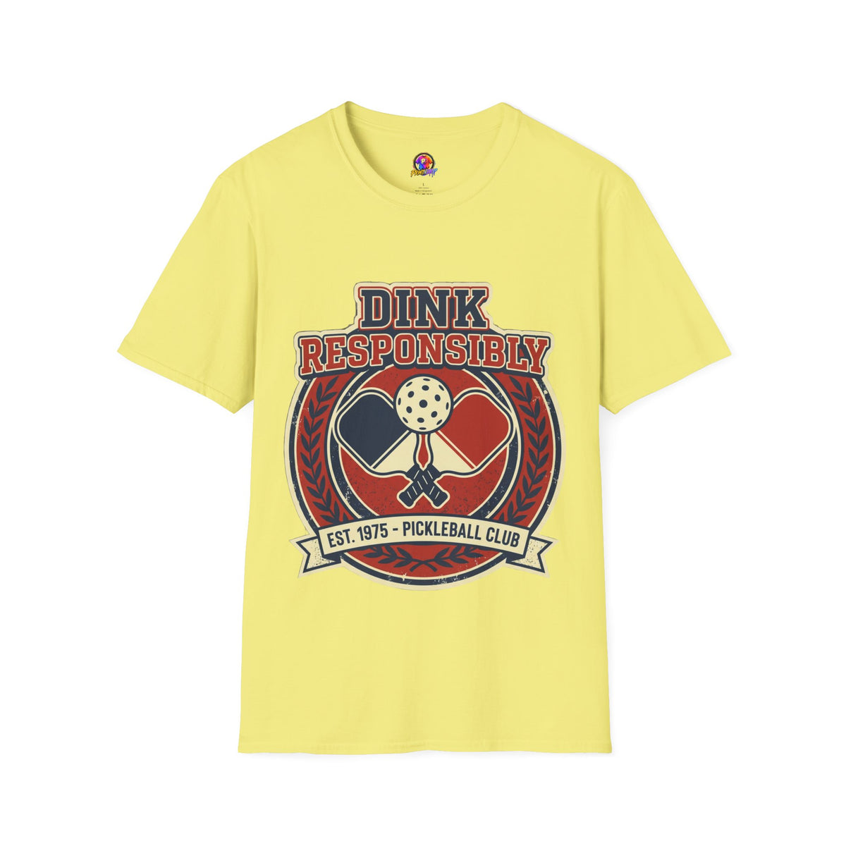 Pickleball T‑Shirt — "Dink Responsibly" Vintage Pickleball Club Tee