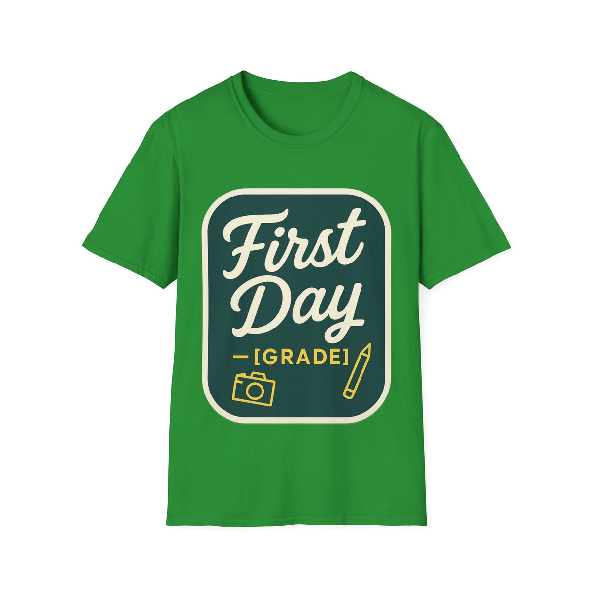 First Day T-Shirt — Retro "First Day (Grade 1)" Back-to-School Tee - Trending Now - August 2026