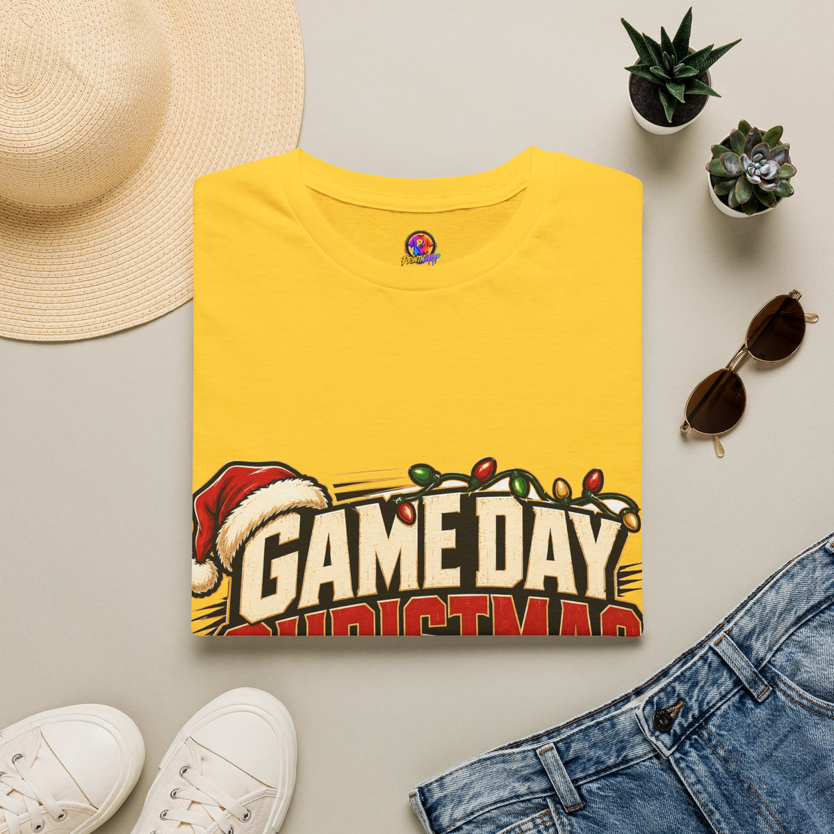 Game Day Christmas T-Shirt — Football Holiday Mode Tee