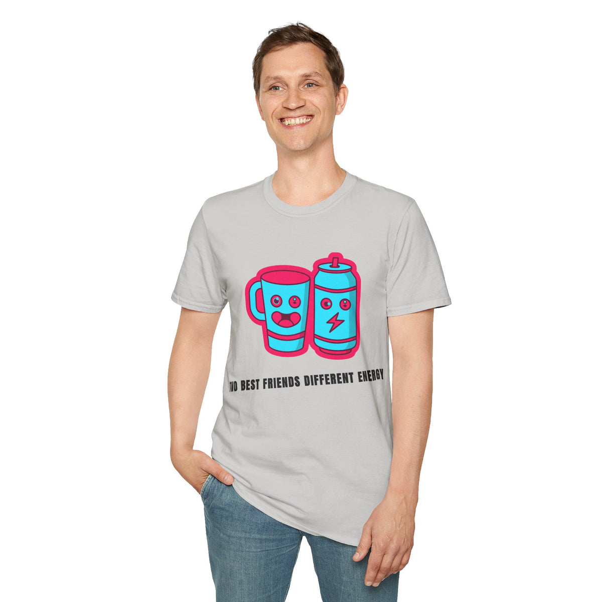 Battery & Cup Best Friends T‑Shirt — Cute Kawaii Coffee Mug and Battery Graphic Tee - Trending Now - September 2026