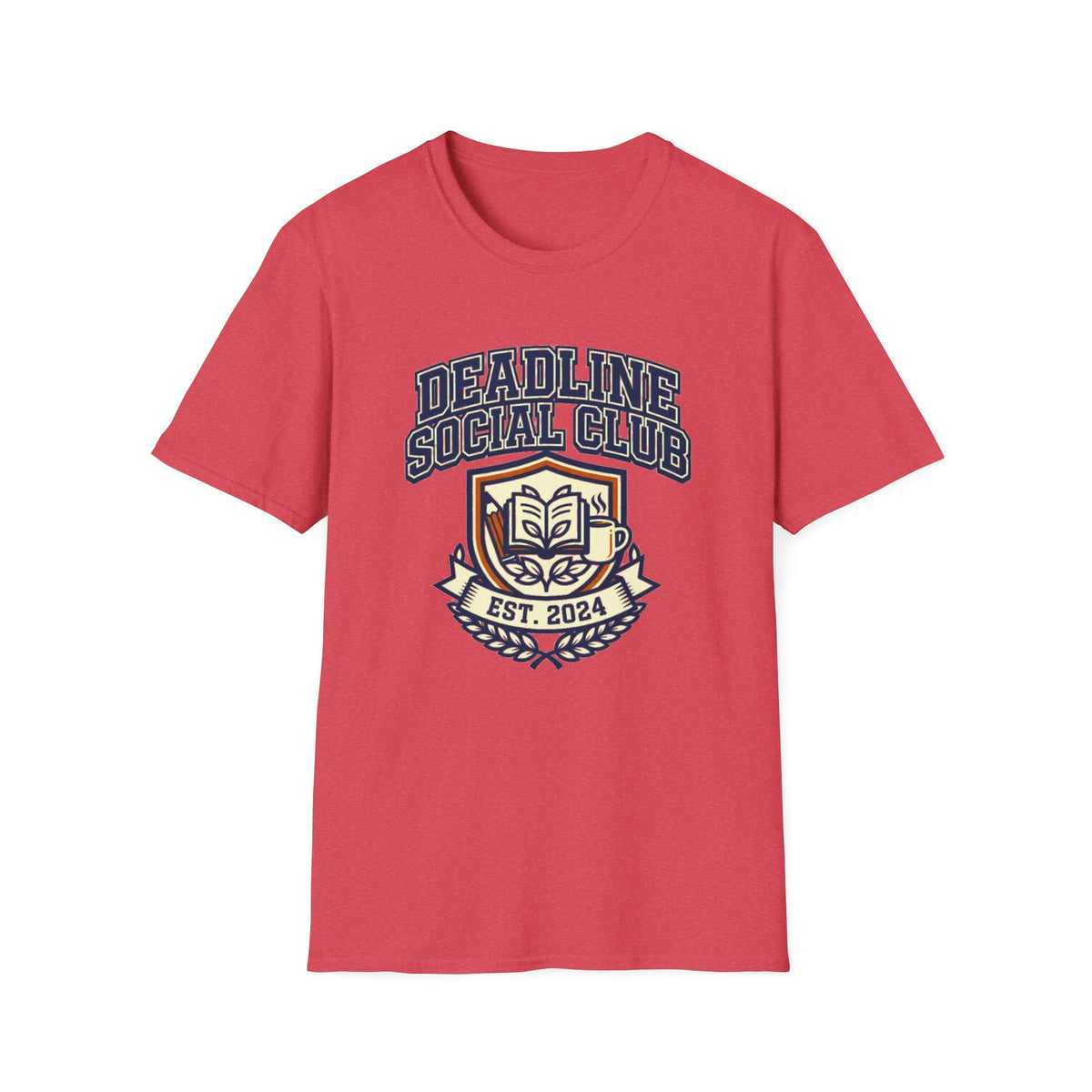 Deadline Social Club T-Shirt — Retro Collegiate Badge Tee - Trending Now - August 2026