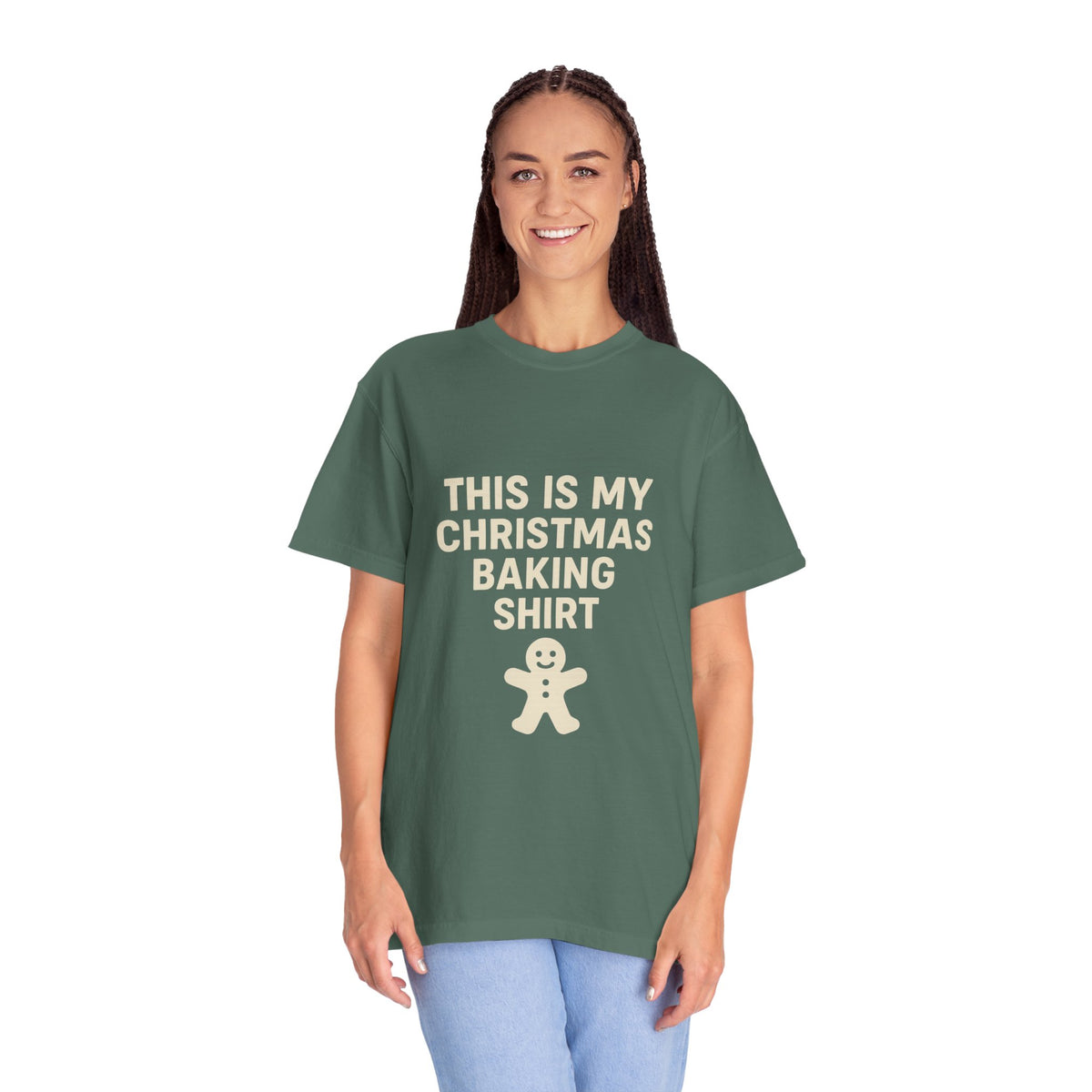 Christmas Baking Shirt — 'This Is My Christmas Baking Shirt' Tee with Gingerbread Graphic- Trending Now - October 2026
