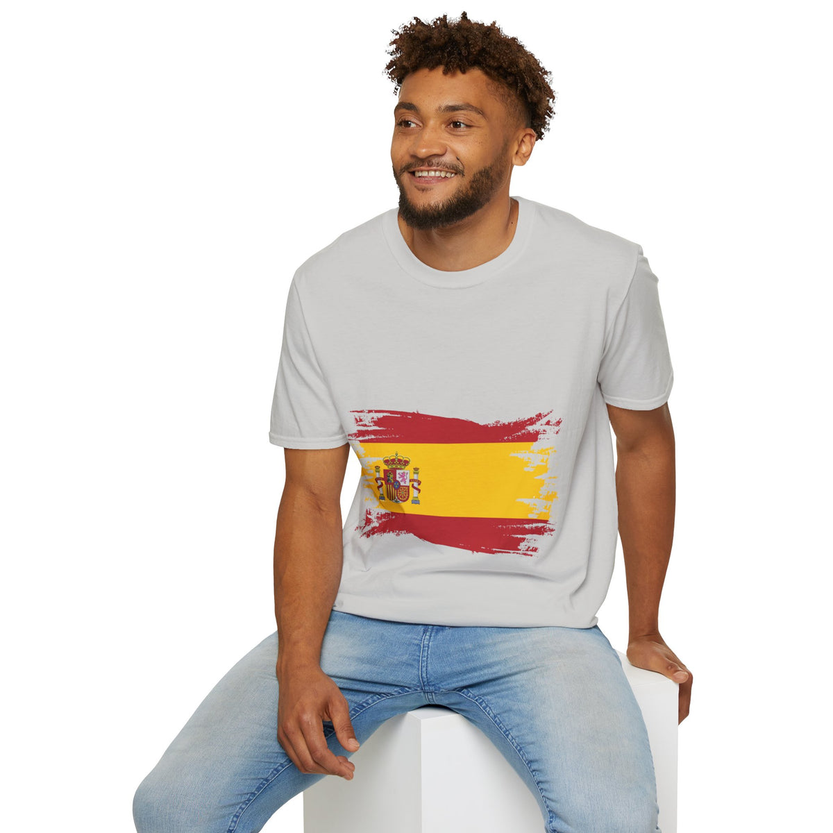 Spain Flag T-Shirt — Distressed Spanish Flag Graphic Tee