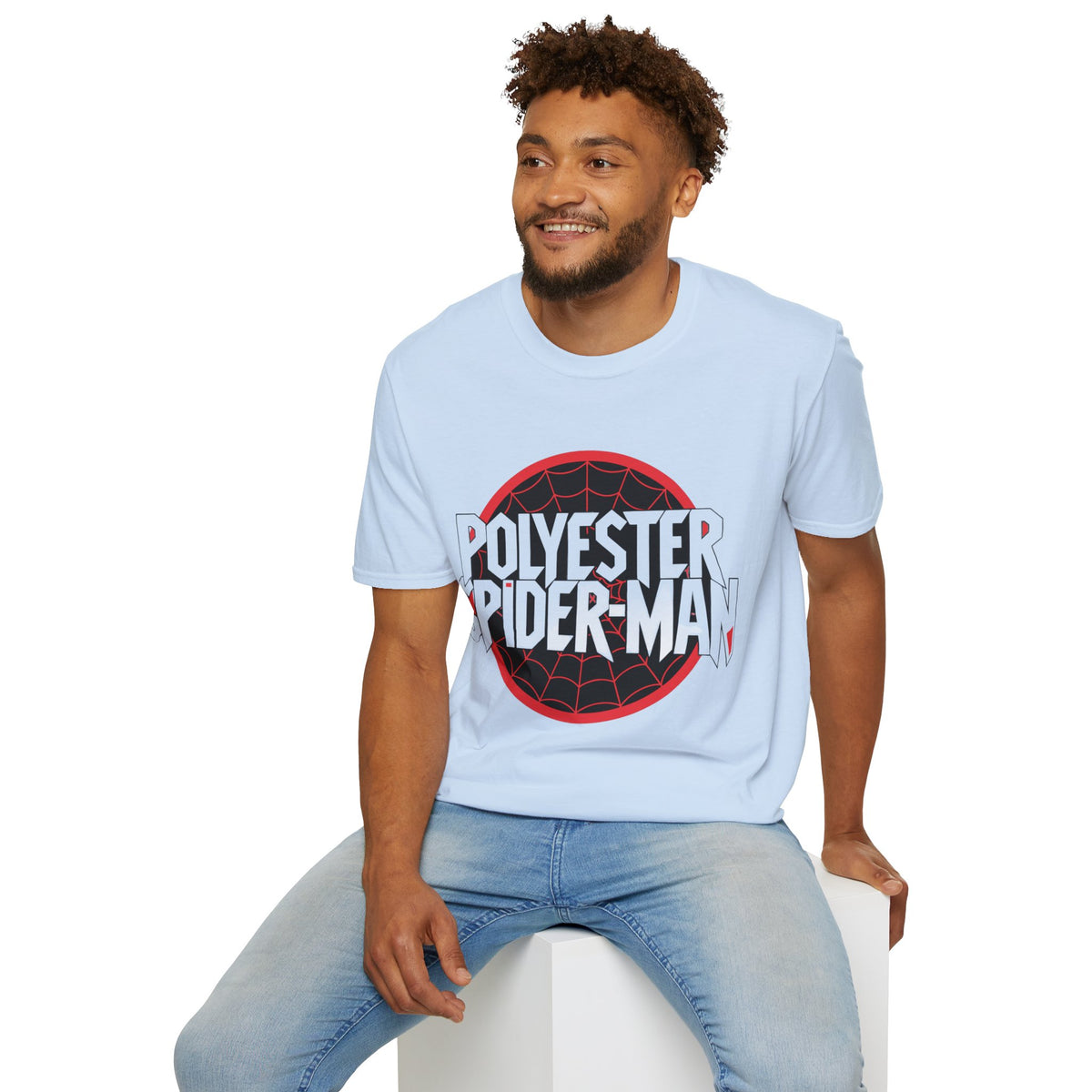 Polyester Spider-Man T-Shirt — Retro Web Logo Graphic Tee - Trending Now - August 2026