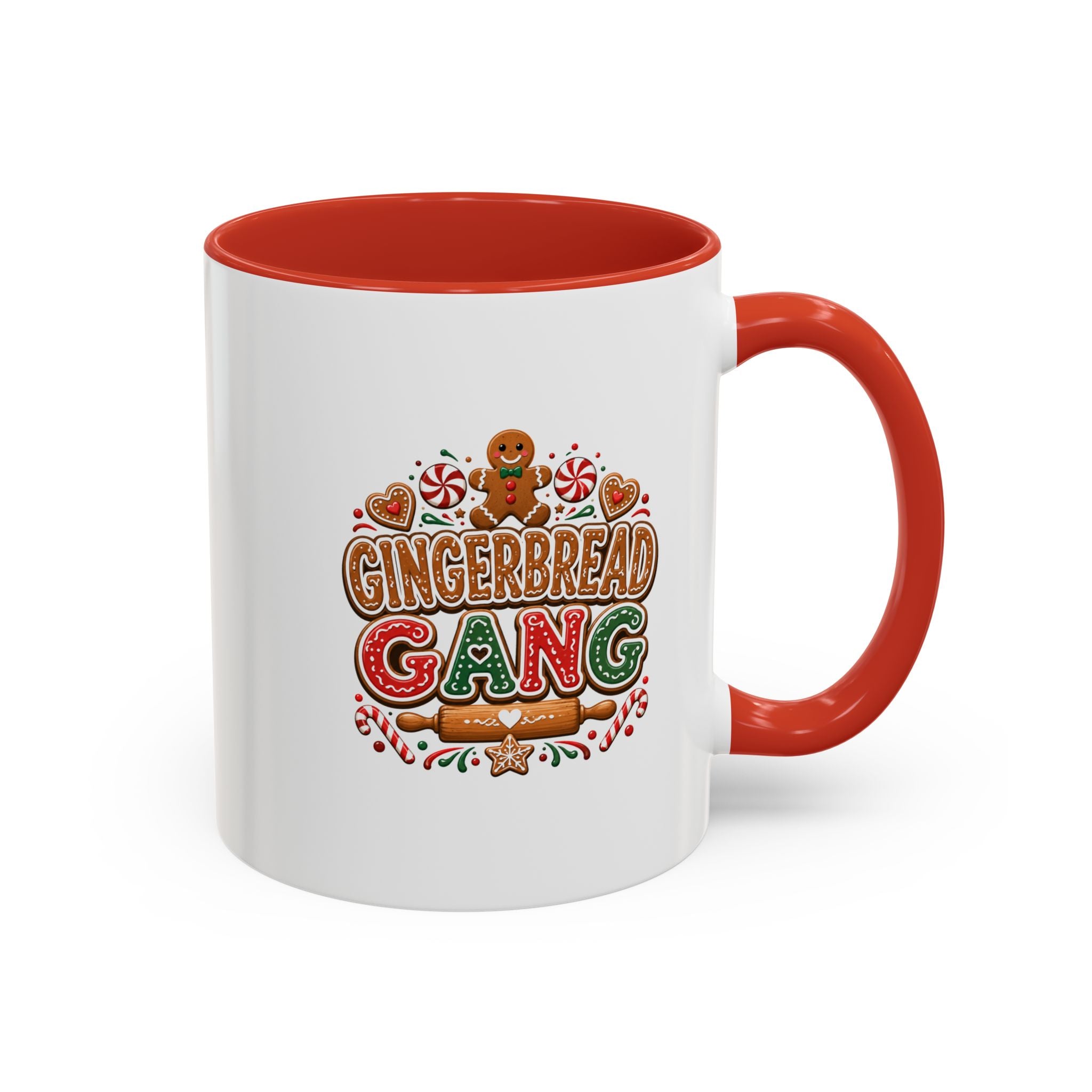 Gingerbread Gang Coffee Mug – Holiday Baking Christmas Cocoa Mug