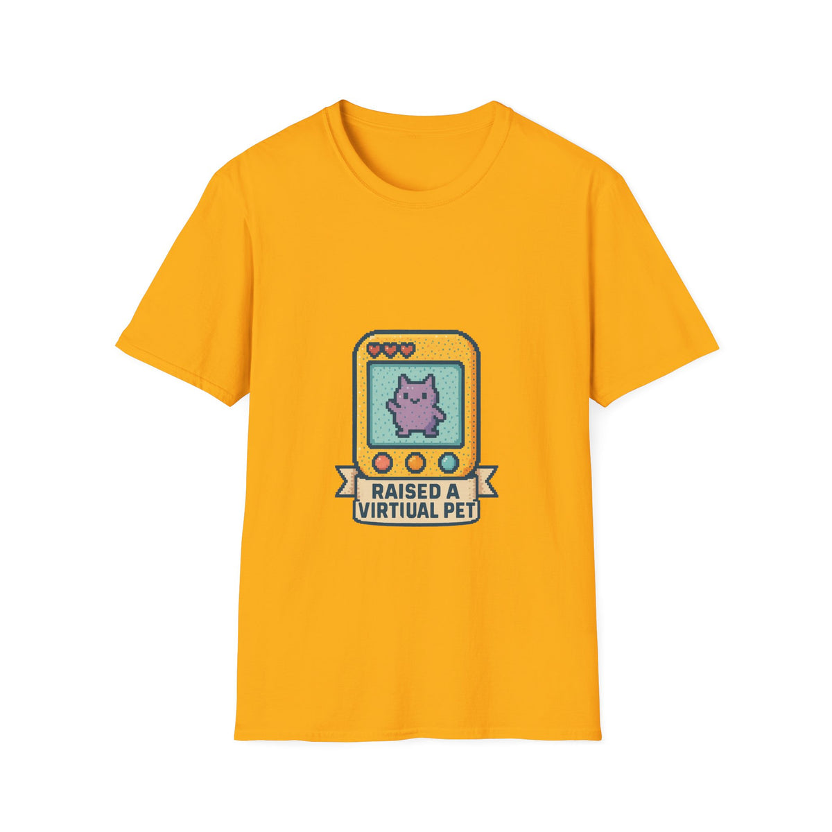 Raised a Virtual Pet T-Shirt — Retro Tamagotchi Gaming Tee - Trending Now - October 2026