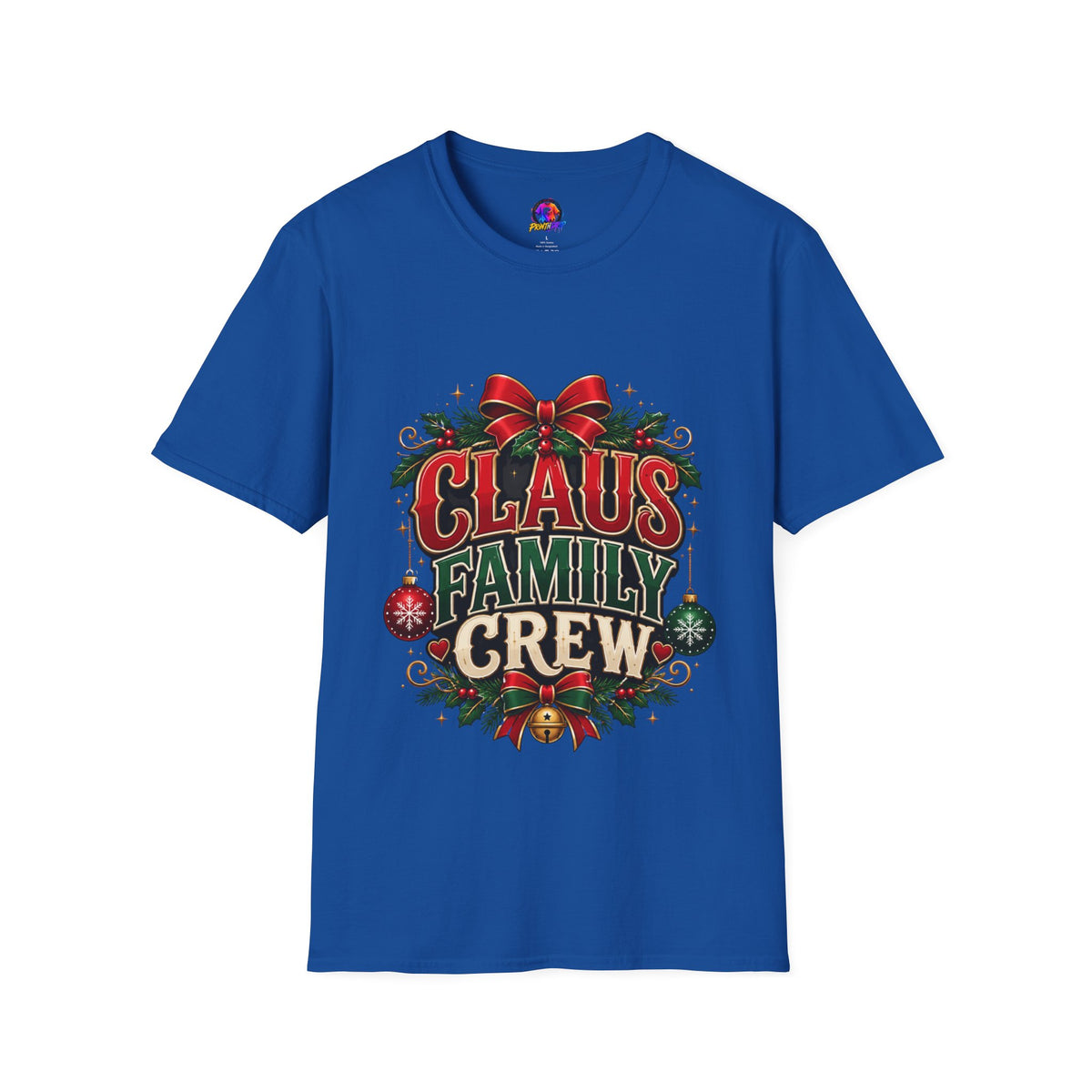 Claus Family Crew T-Shirt — Festive Christmas Holiday Tee