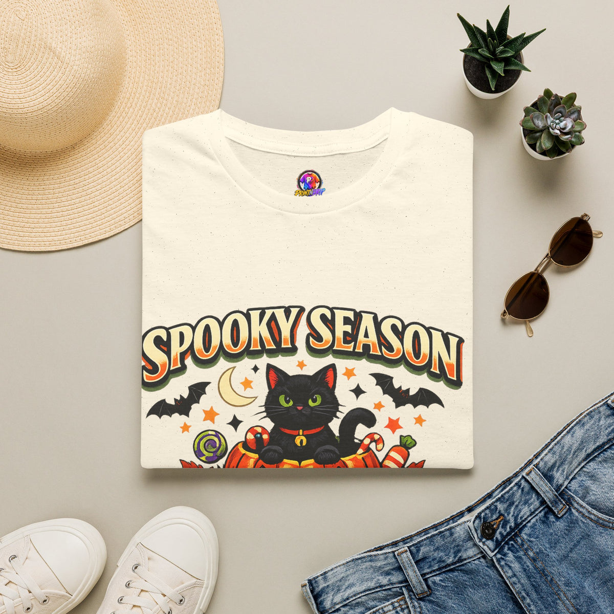 Halloween Spooky Season Unisex Softstyle T-Shirt