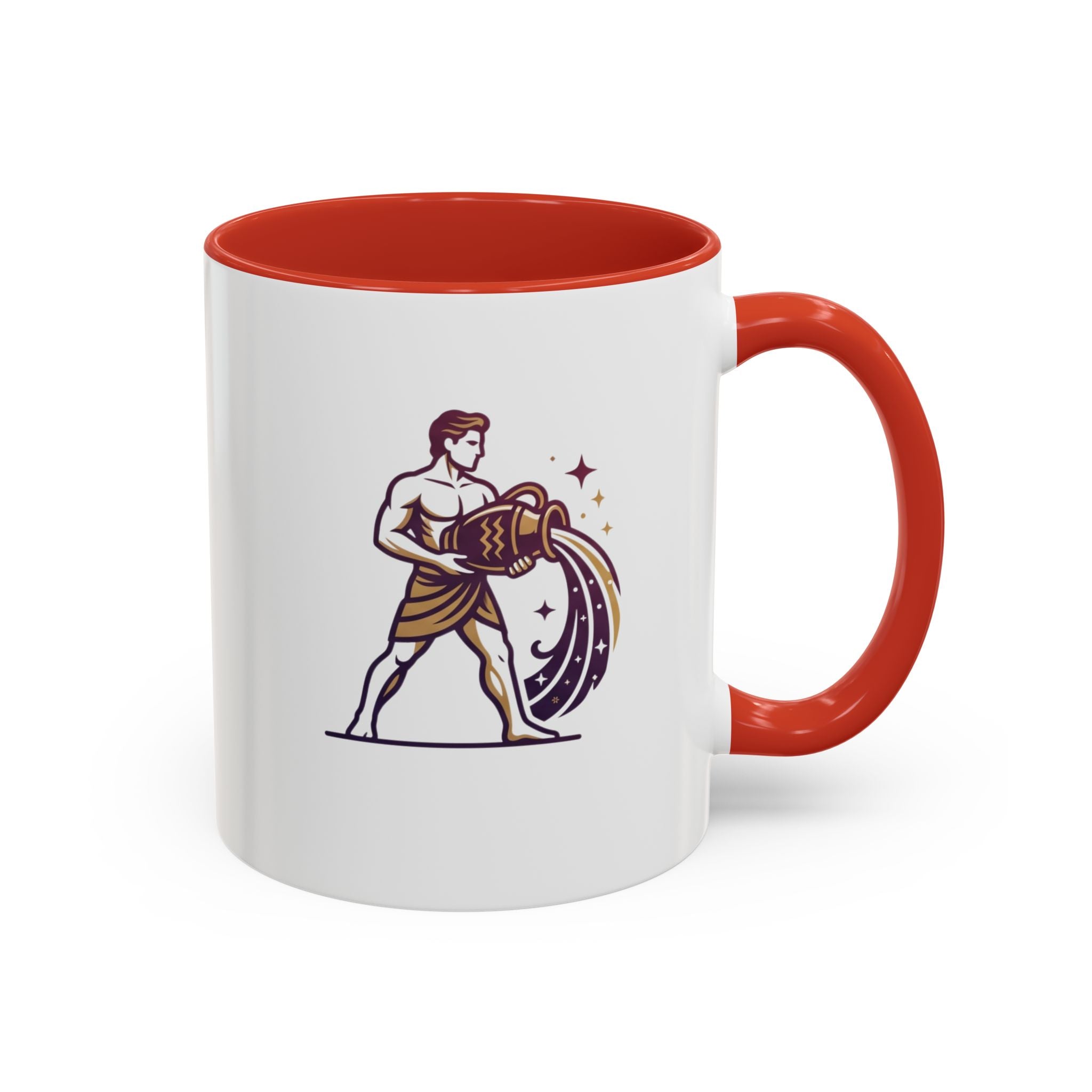 Aquarius Zodiac Coffee Mug — Water Bearer Astrology Gift