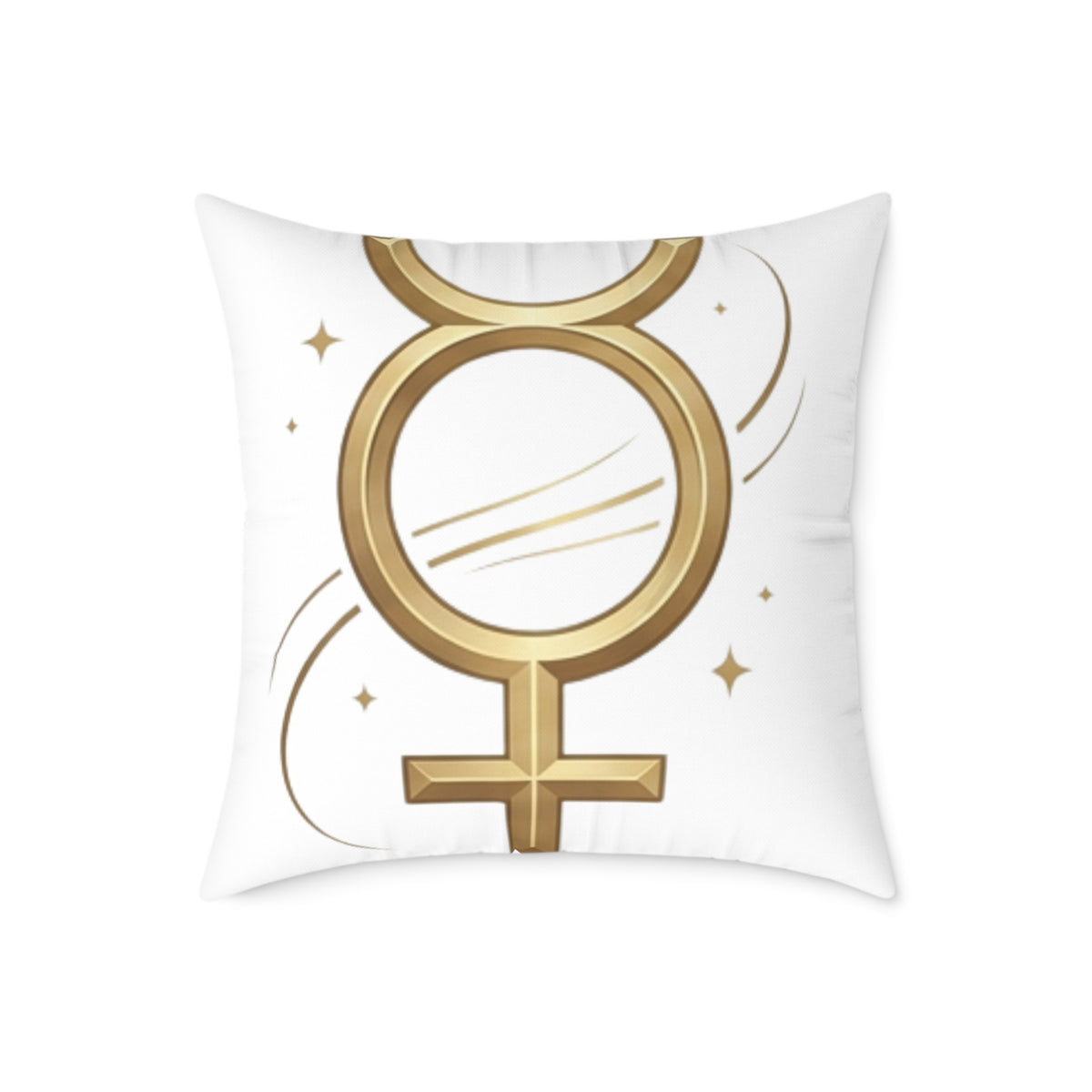 Astrological Virgo Zodiac Sign Square Poly Canvas Pillow