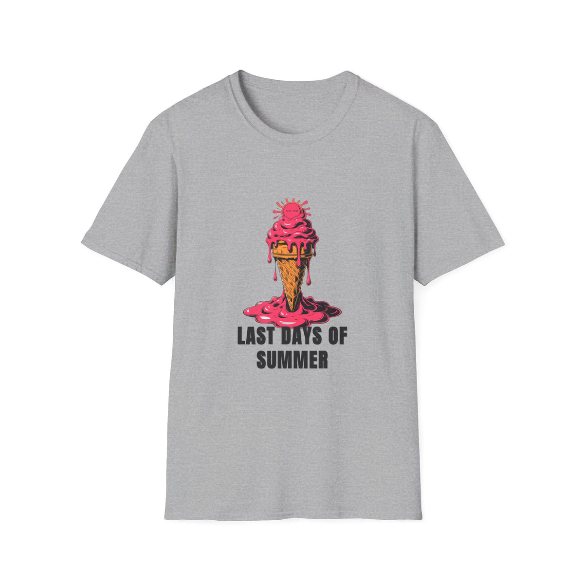 Ice Cream Melt T-Shirt — "Last Days of Summer" Graphic Tee - Trending Now - August 2026