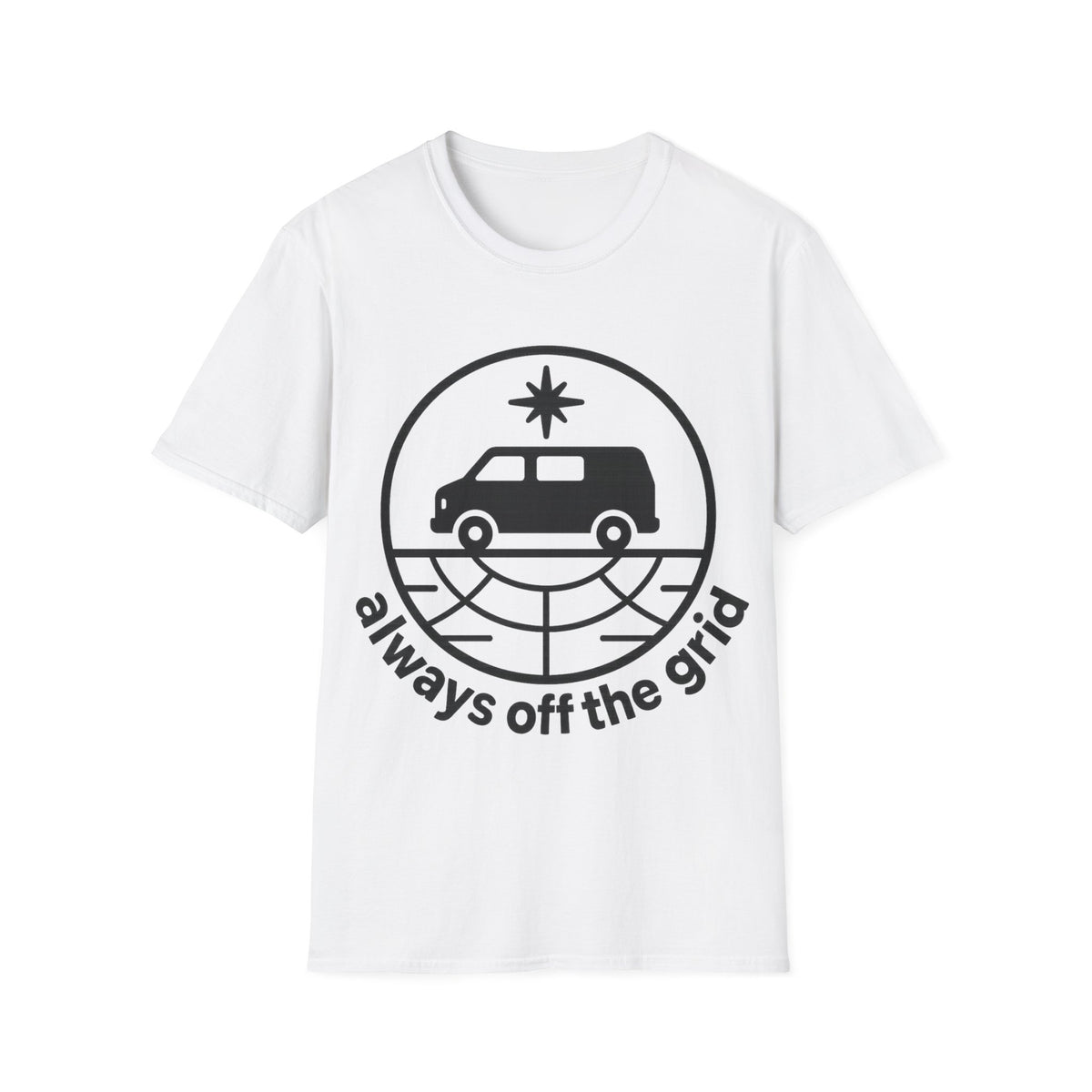Minimal Black Graphic T-Shirt — Subtle Circular Emblem Tee - Trending Now - September 2026