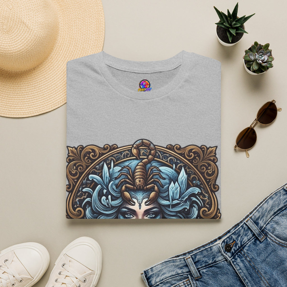 Scorpio Astrology T-Shirt — "Beautifully Intense" Zodiac Graphic Tee