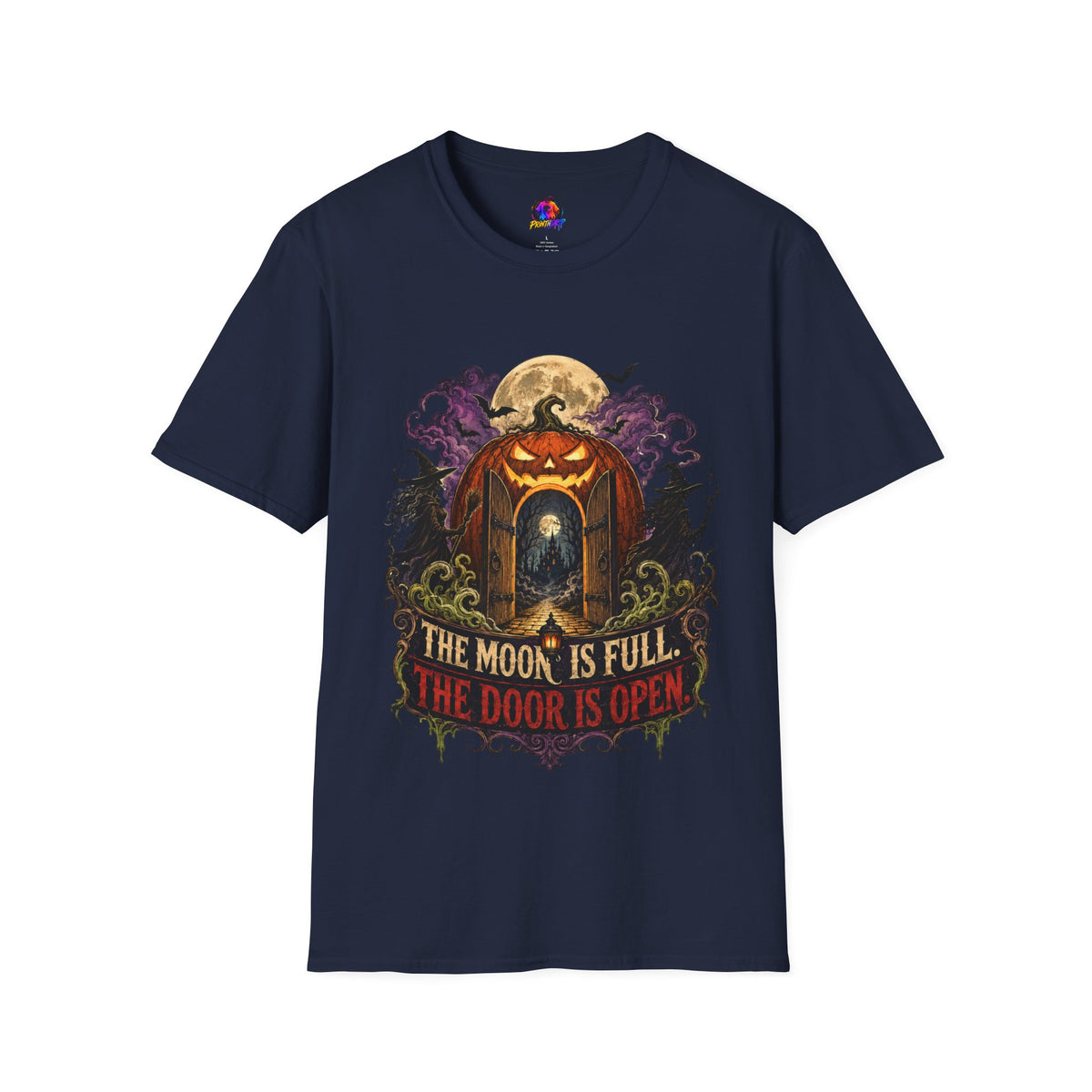 Halloween The Moon Is Full Unisex Softstyle T-Shirt
