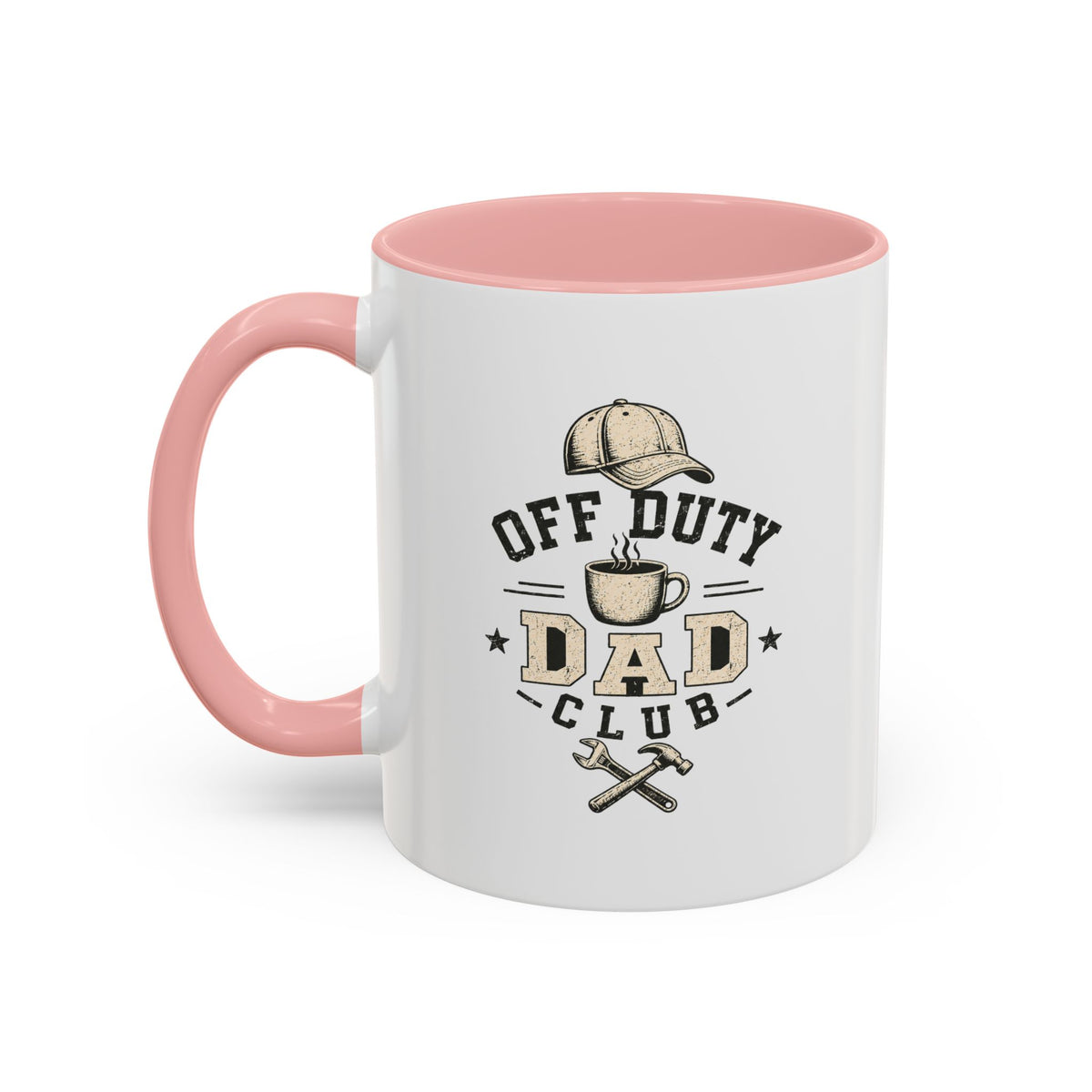 Milo Bailey Dog Dad Mom Off Duty Dad Club Coffee Mug — Funny Father’s Day Accent Mug