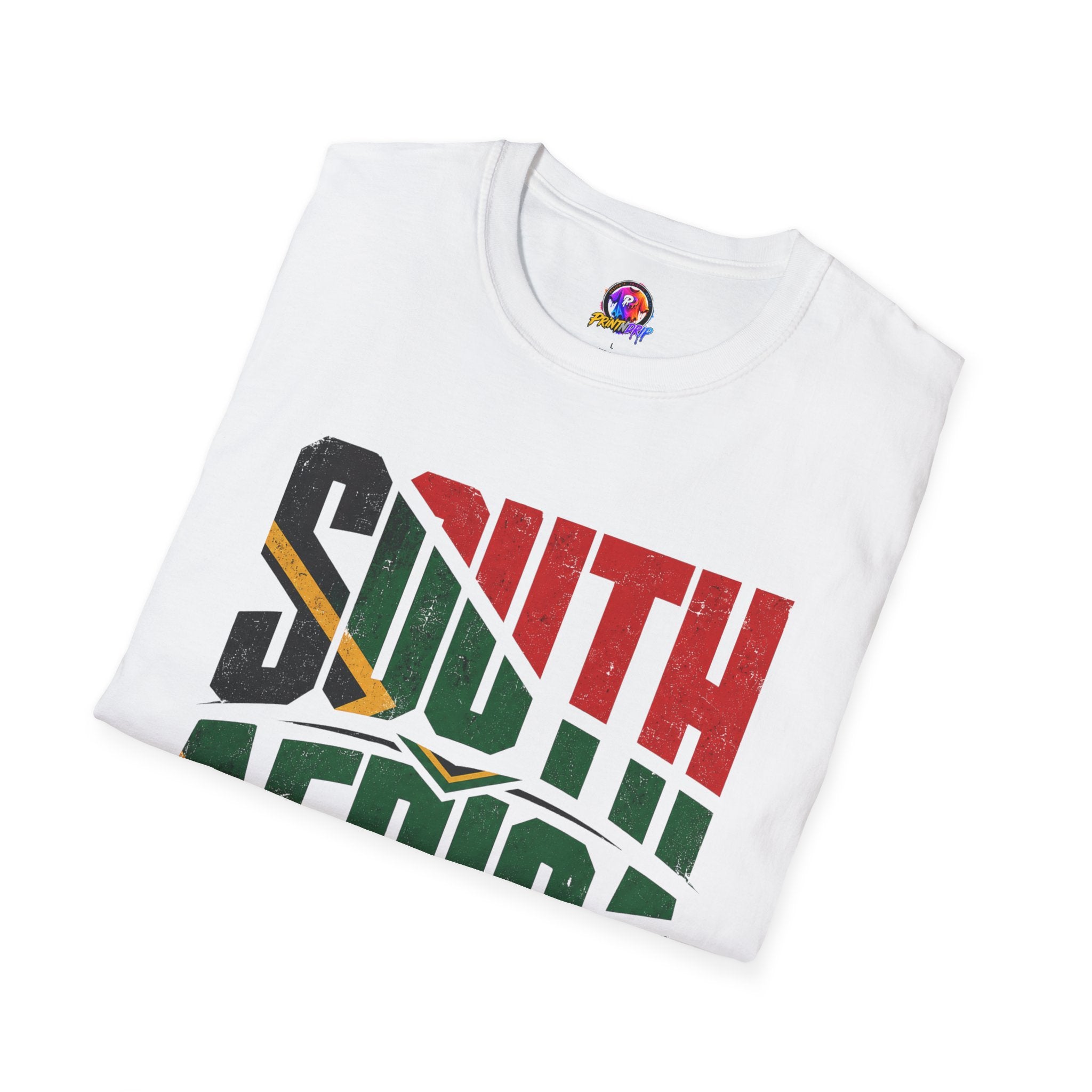 South Africa Soccer T-Shirt — Vintage Flag Football Fan Tee