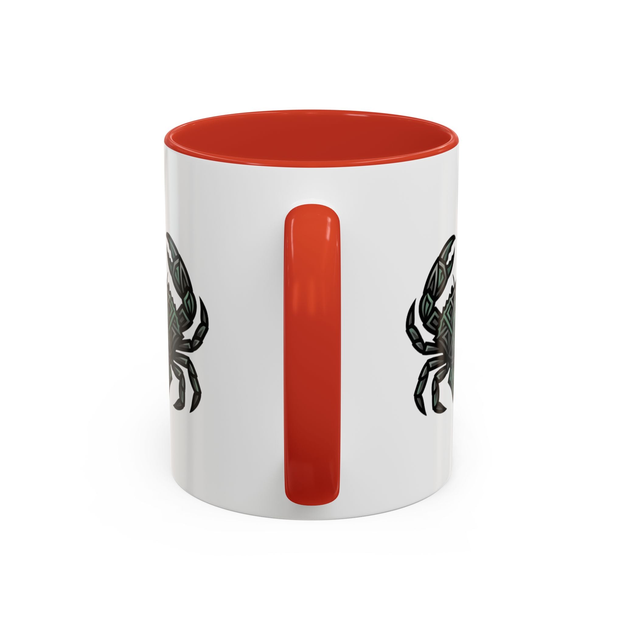 Cancer Zodiac Coffee Mug — Geometric Crab Accent Mug