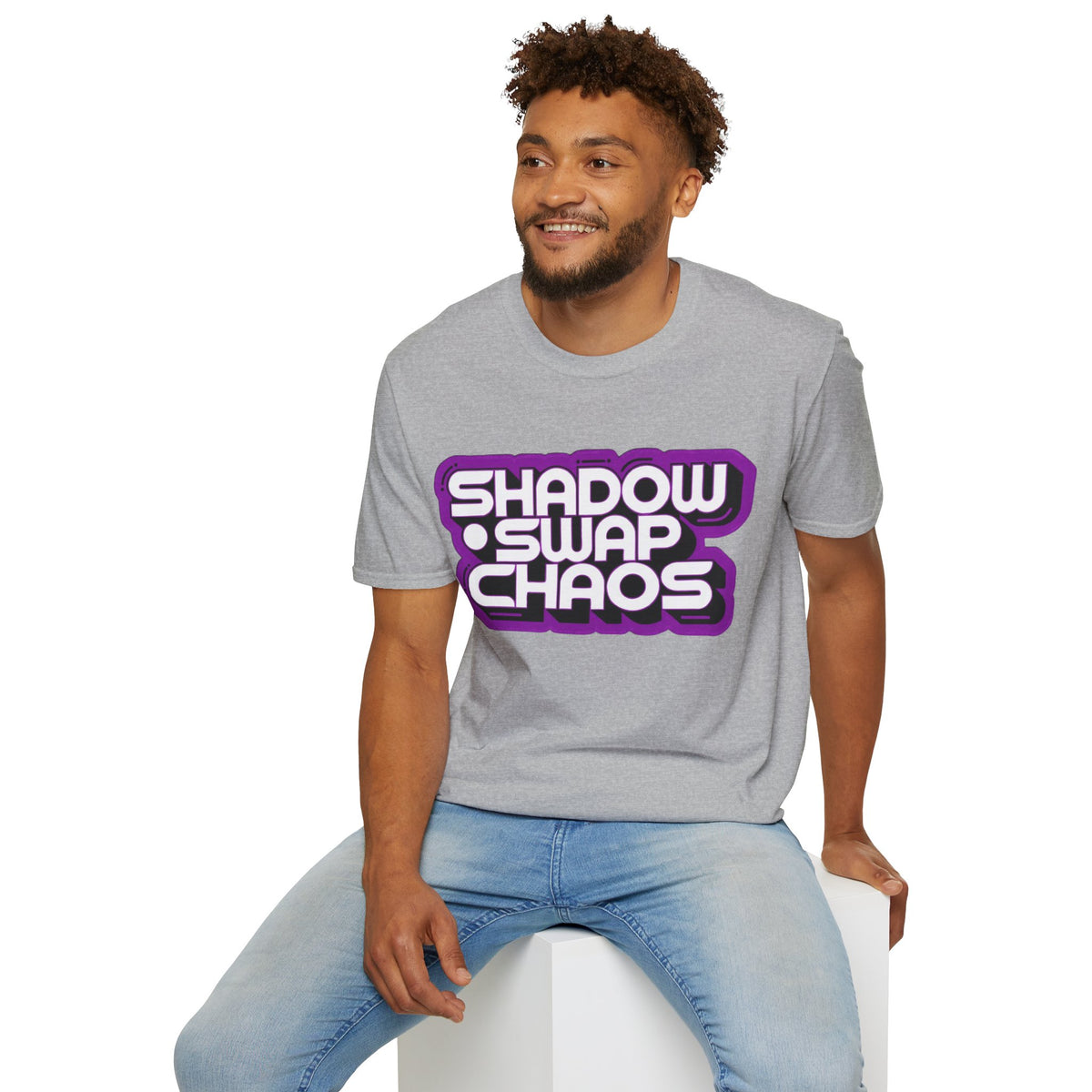 Shadow Swap Chaos T-Shirt — Retro Purple Gaming Graphic Tee - Trending Now - August 2026